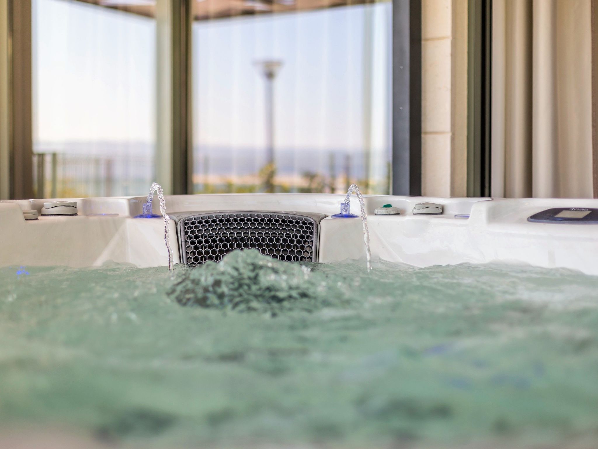 Luxus-Apartment mit Whirlpool-Drinnen