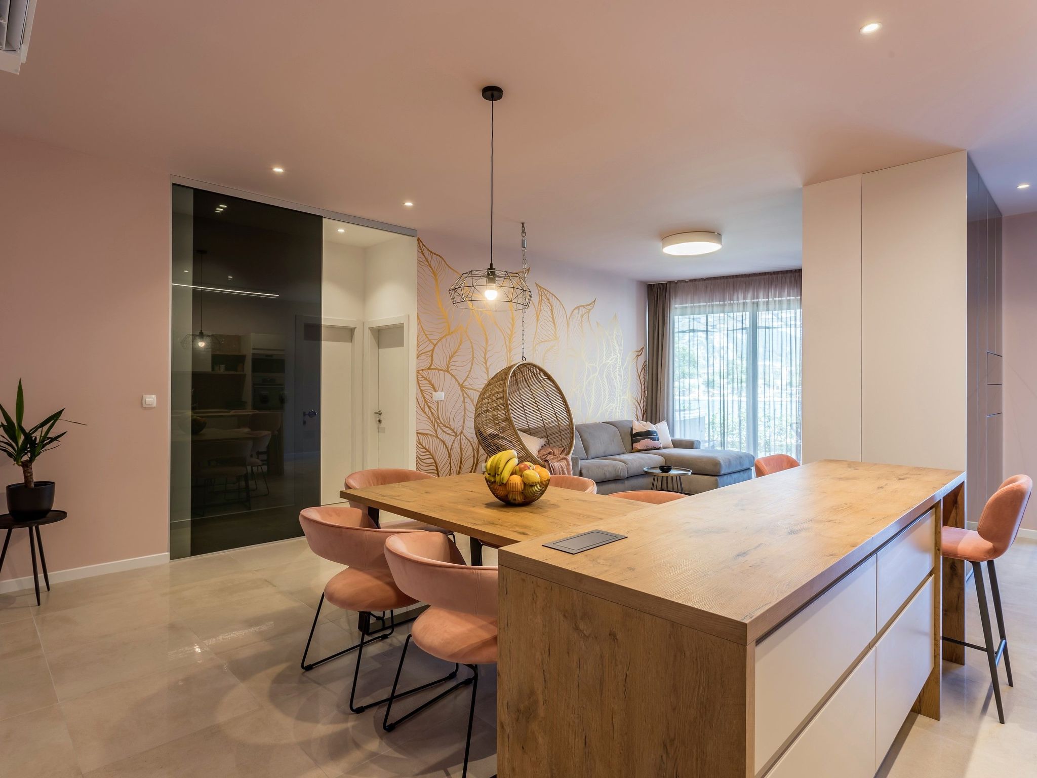 Luxus-Apartment mit Whirlpool-Drinnen