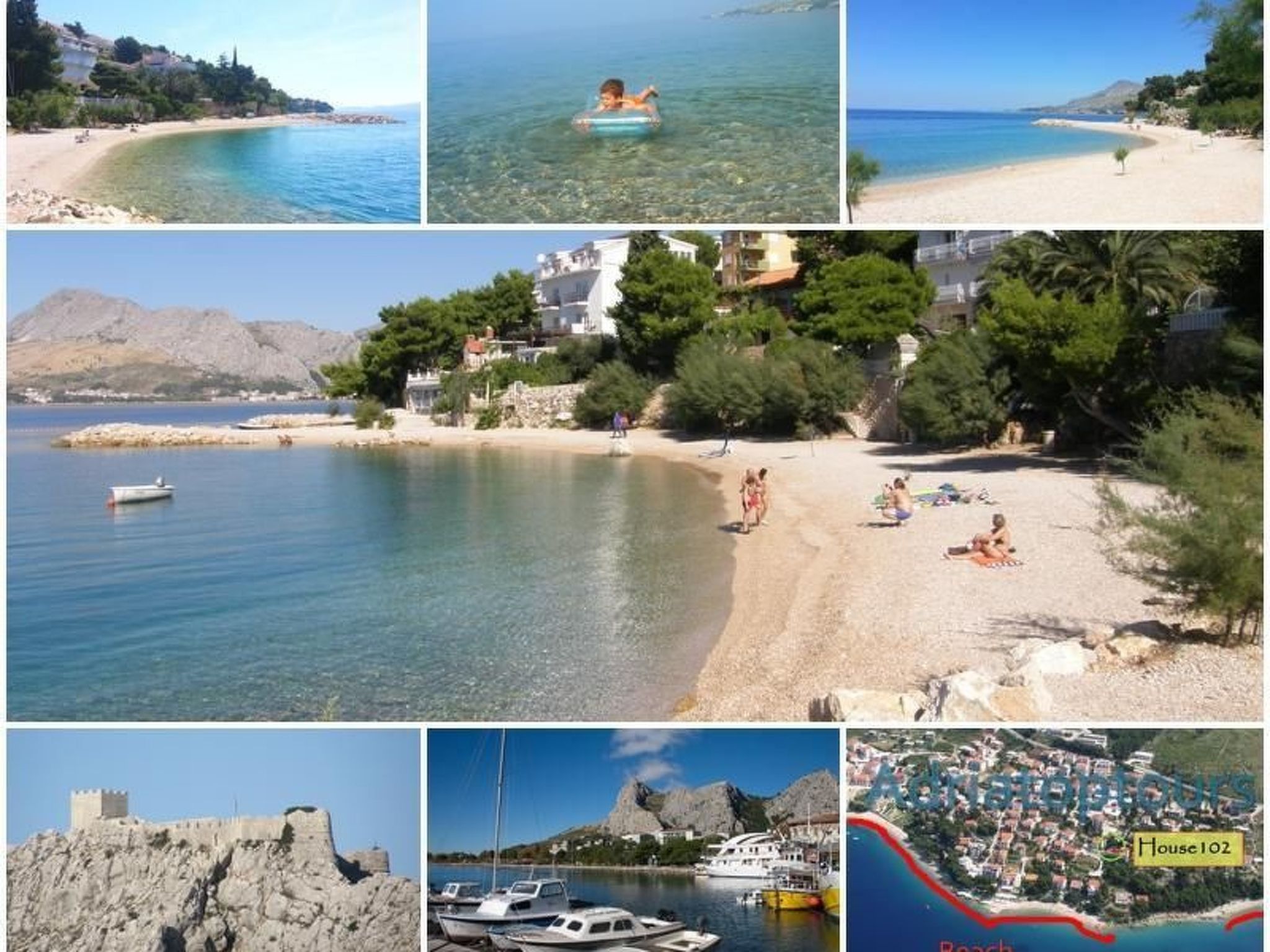 Ferienvilla mit Blick auf das Wasser