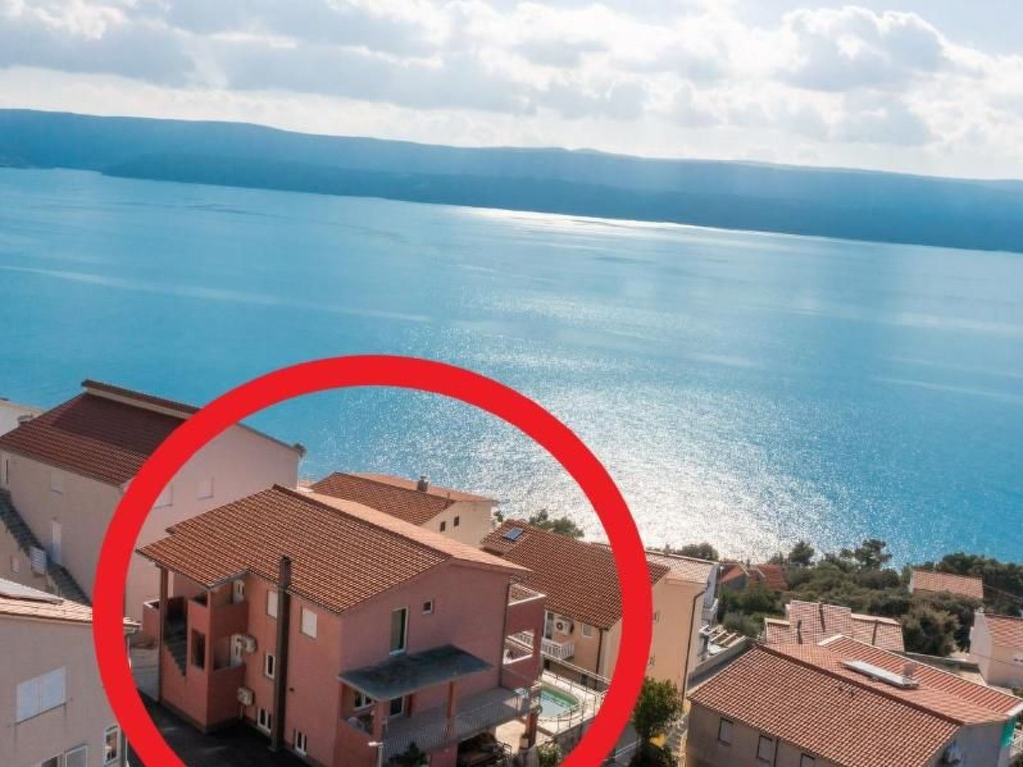 Für 12 Personen in Stanići, Dalmatien (Mitteldalmatien)-Binnen