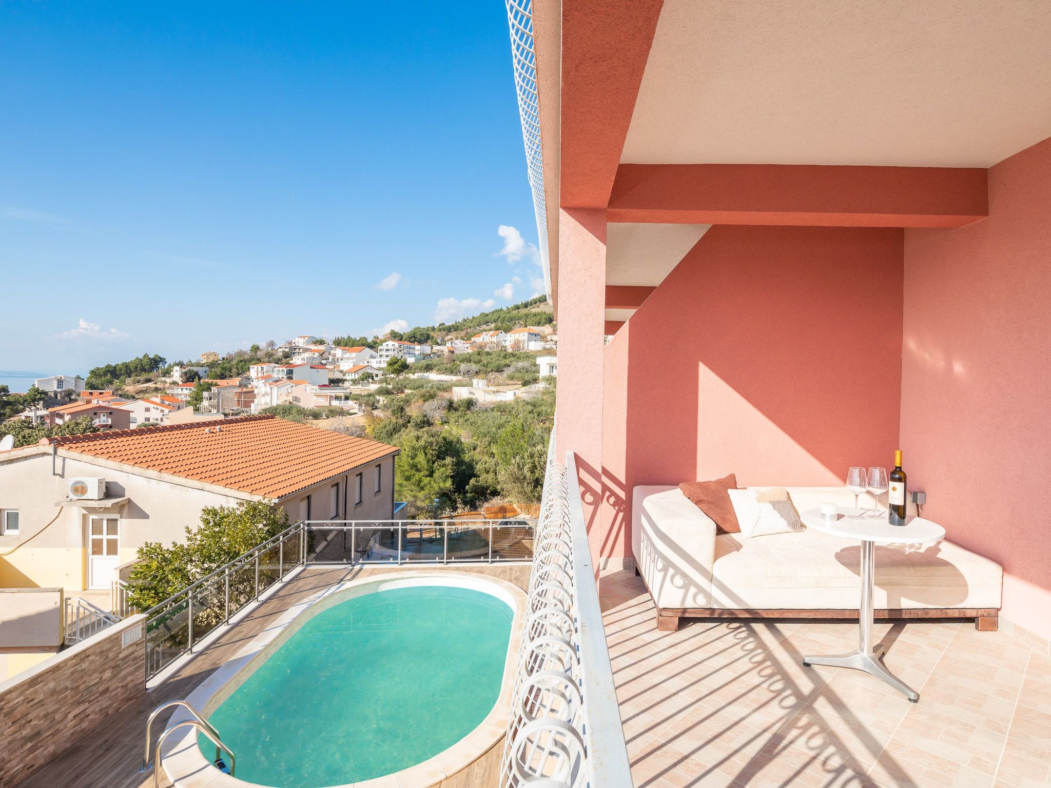 Für 12 Personen in Stanići, Dalmatien (Mitteldalmatien)-Binnen