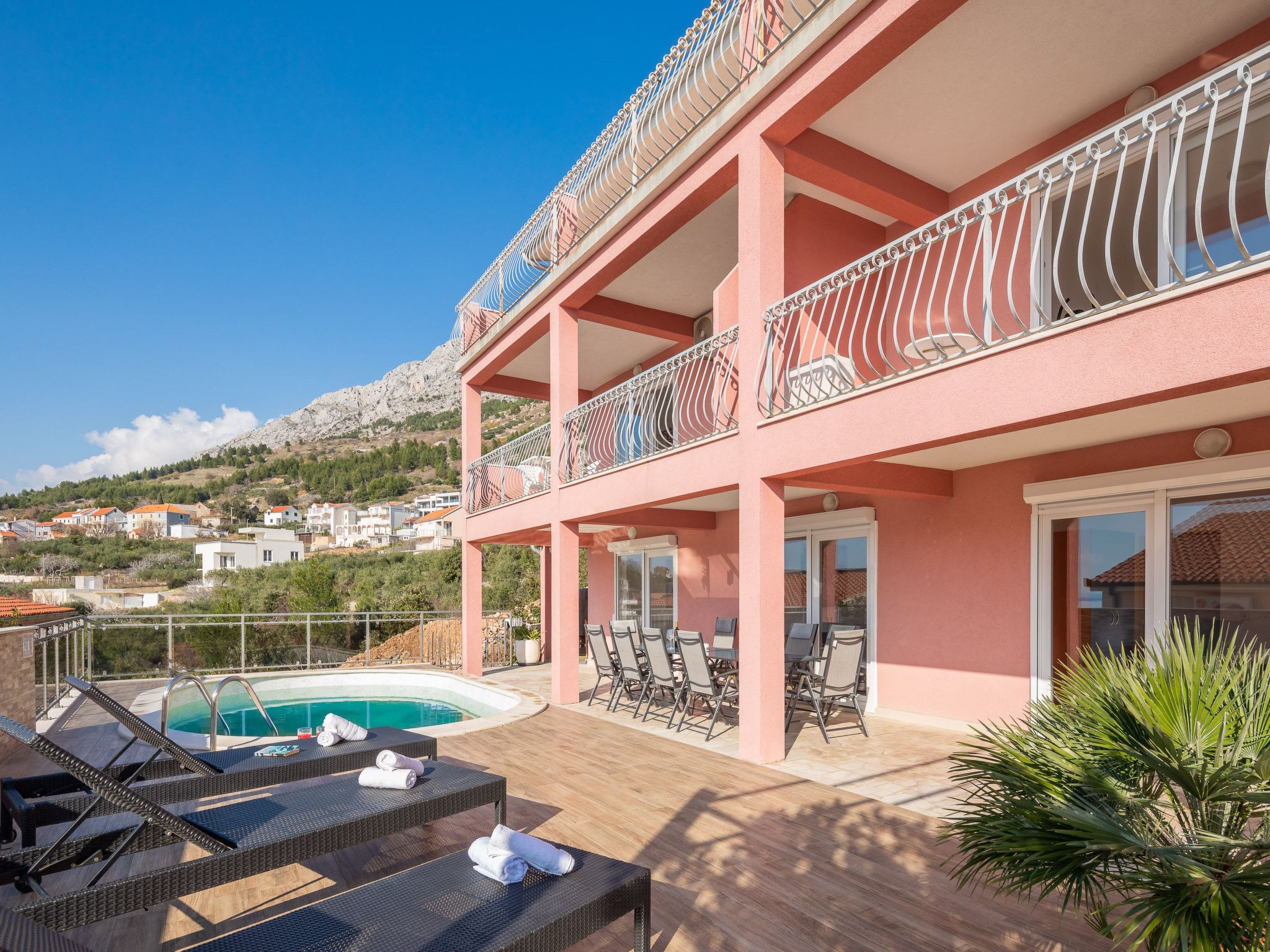 Für 12 Personen in Stanići, Dalmatien (Mitteldalmatien)-Binnen