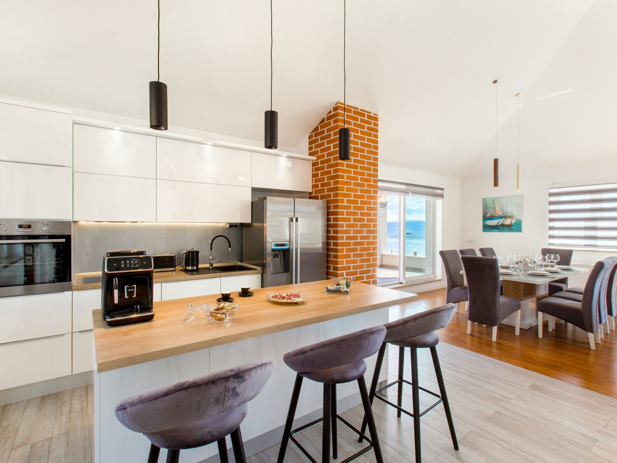 Villa Majestic Vista - Privater Pool-Dedans