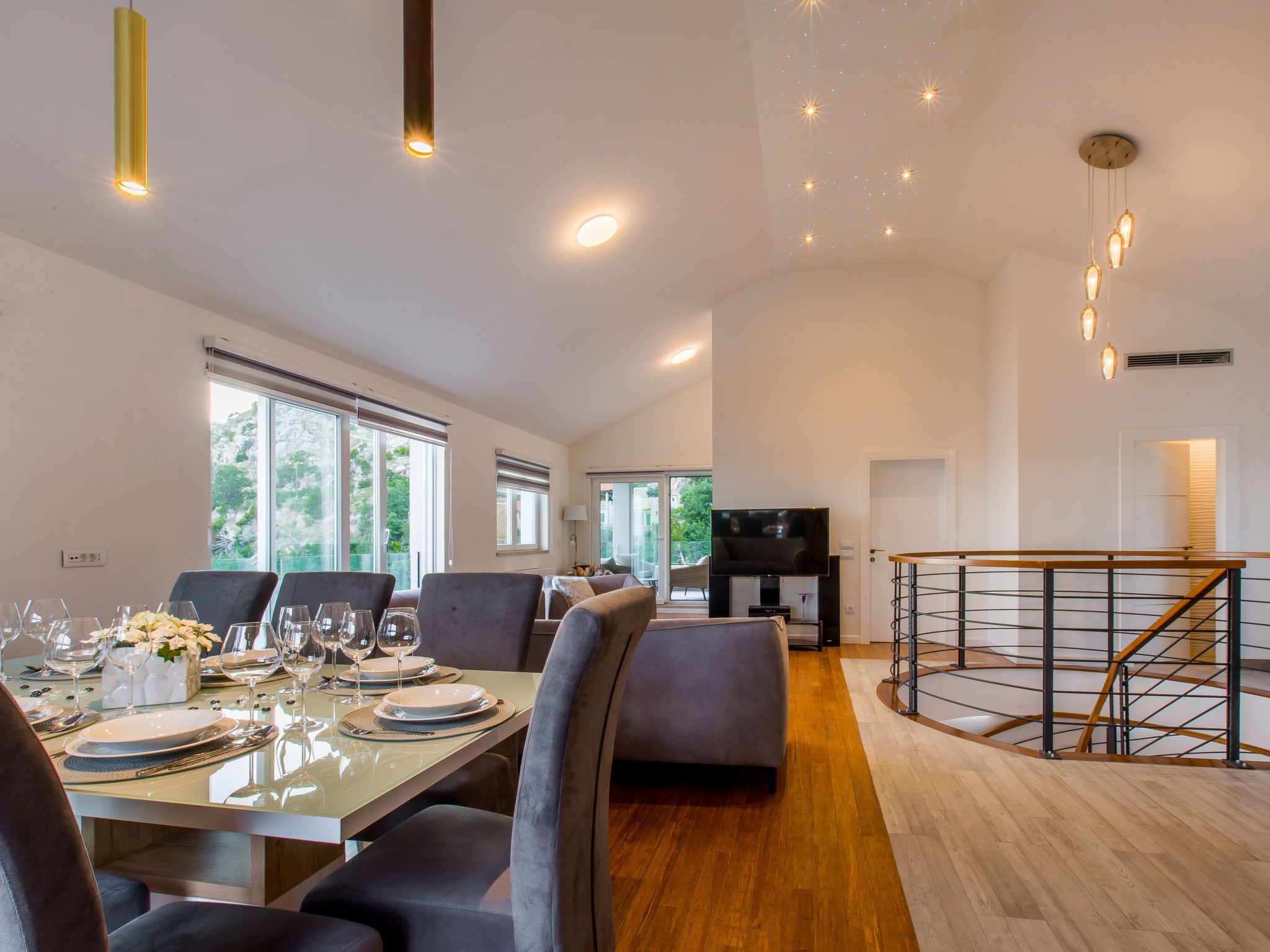 Villa Majestic Vista - Privater Pool-Dedans