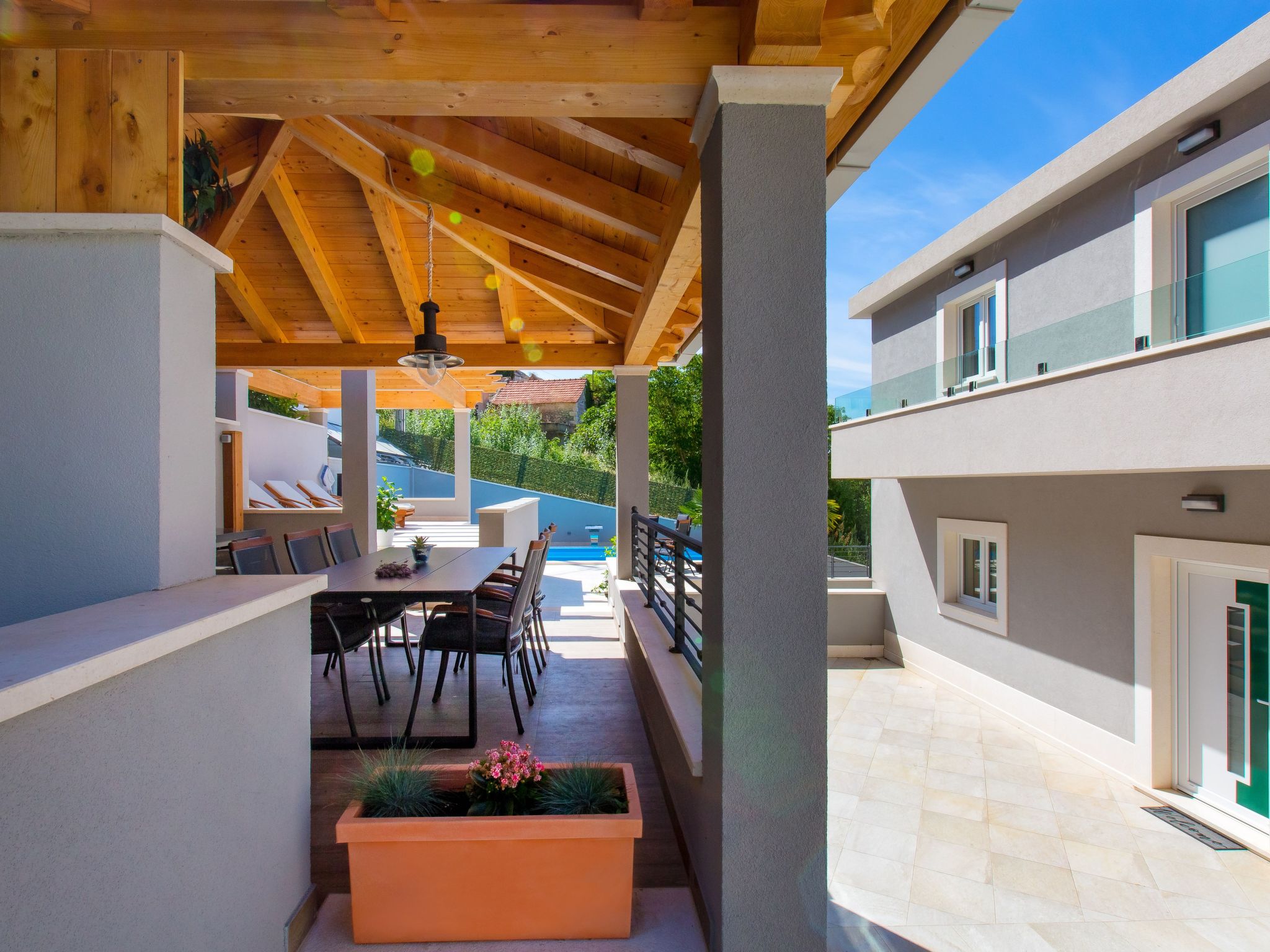 Villa Majestic Vista - Privater Pool-Dedans