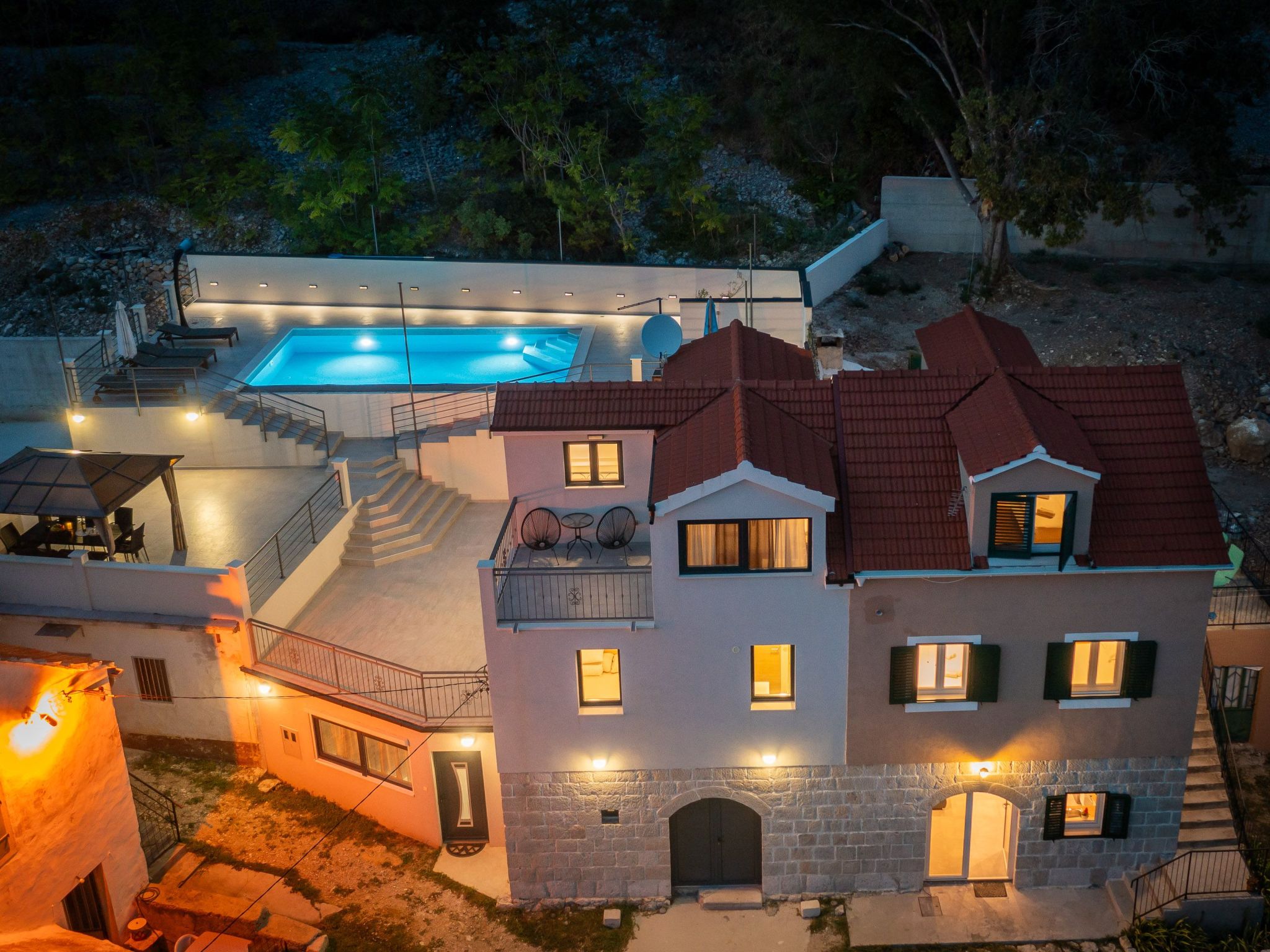 Villa "Villa Vista" mit privatem Pool-Dedans