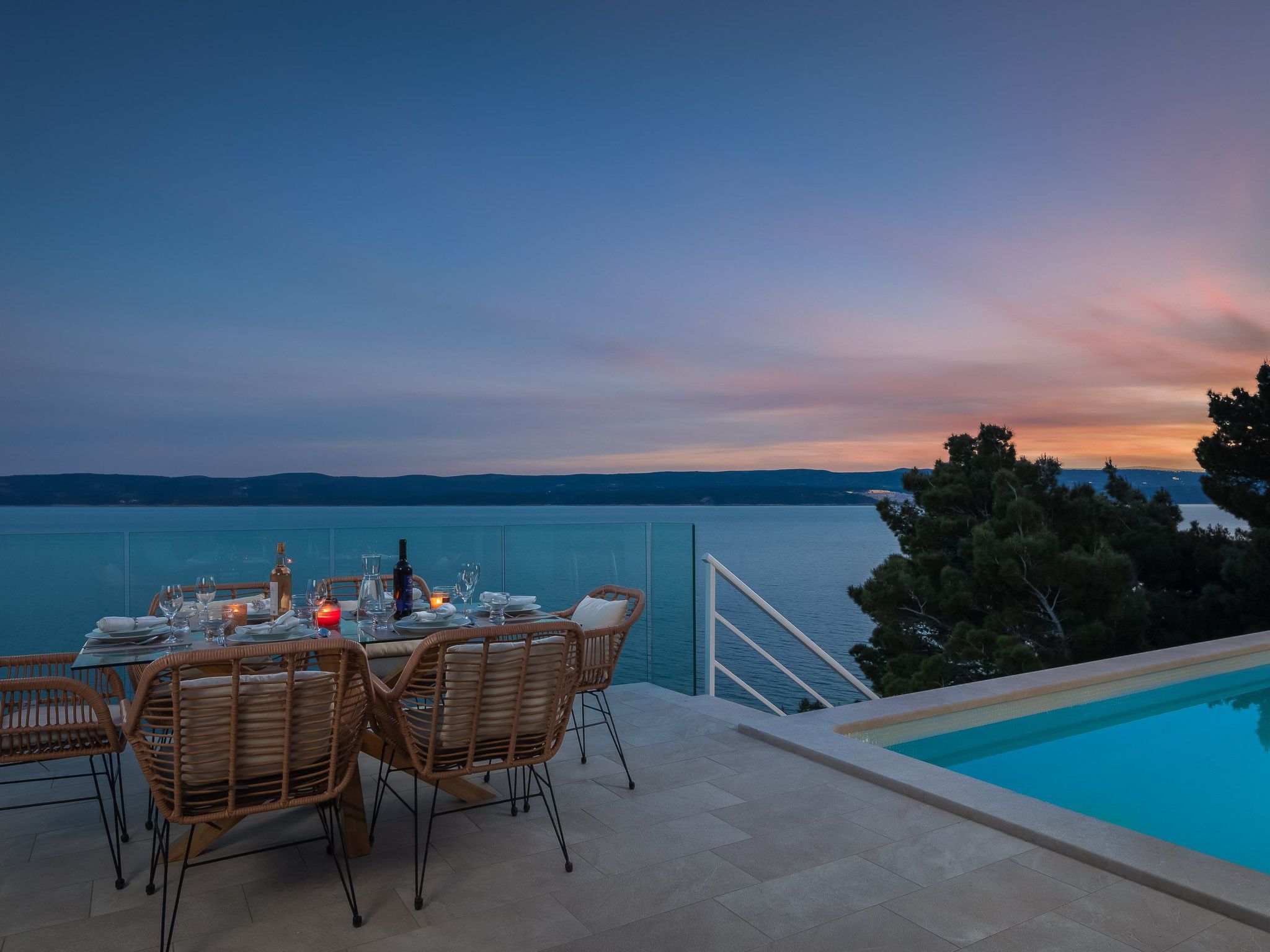 Villa am Strand - Privater beheizter Pool-Dedans