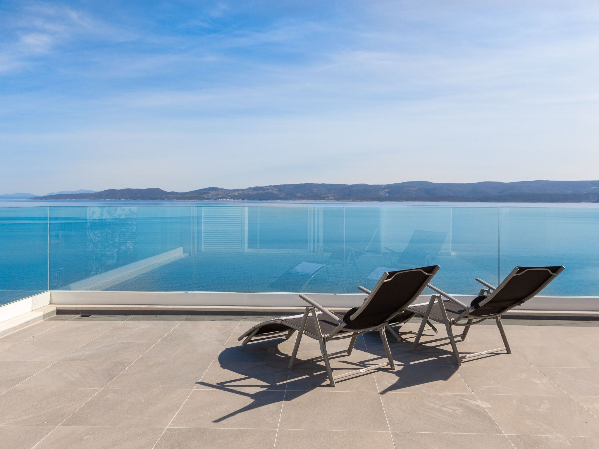 Villa am Strand - Privater beheizter Pool-Dedans