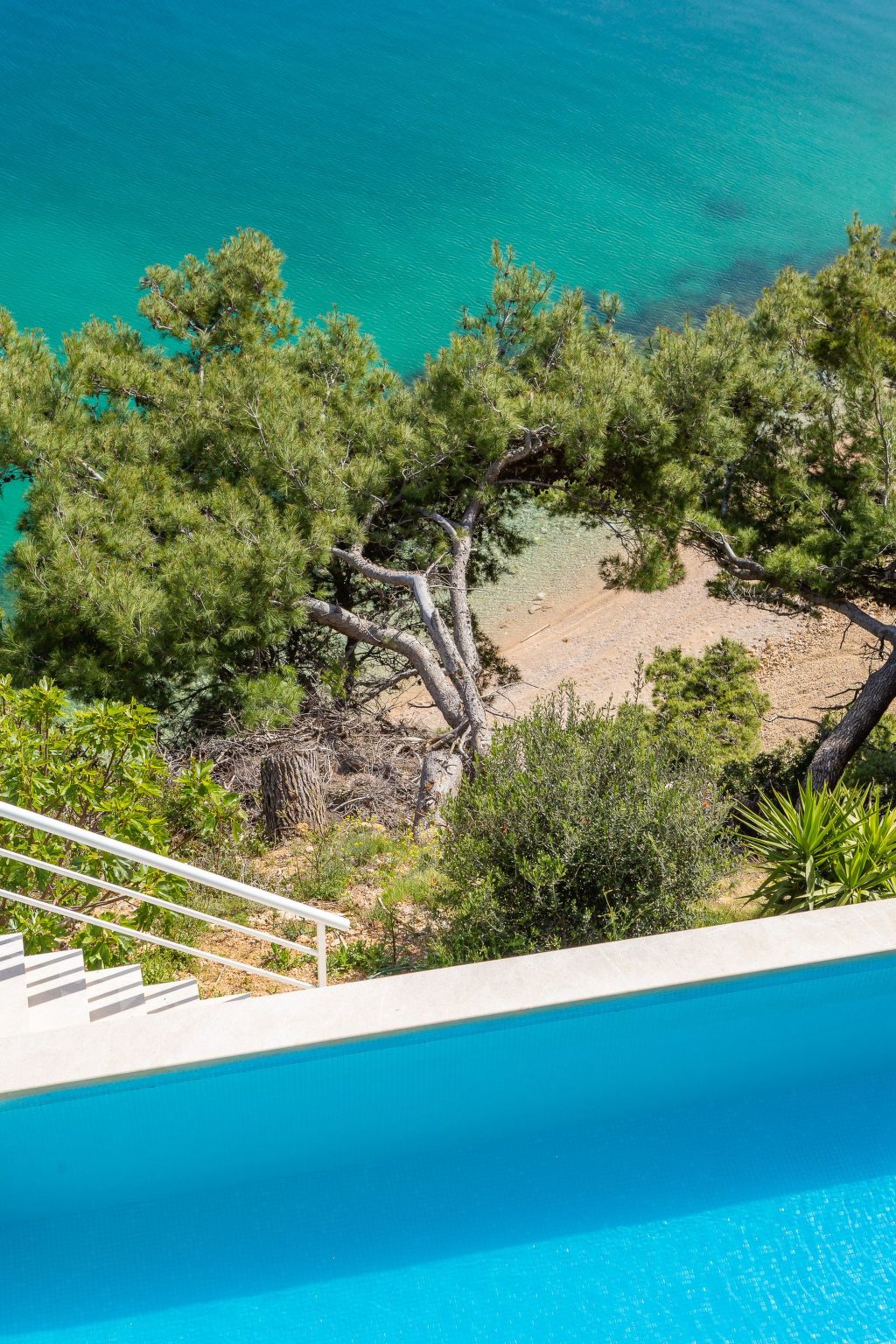 Villa am Strand - Privater beheizter Pool-Dedans