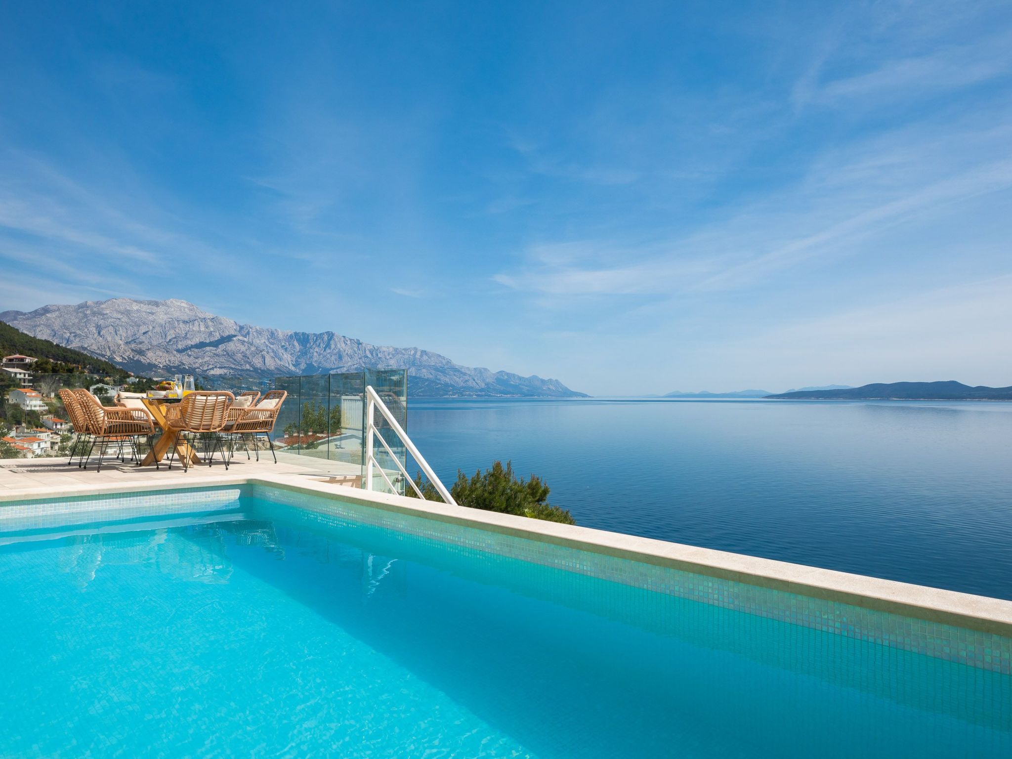 Villa am Strand - Privater beheizter Pool-Dedans