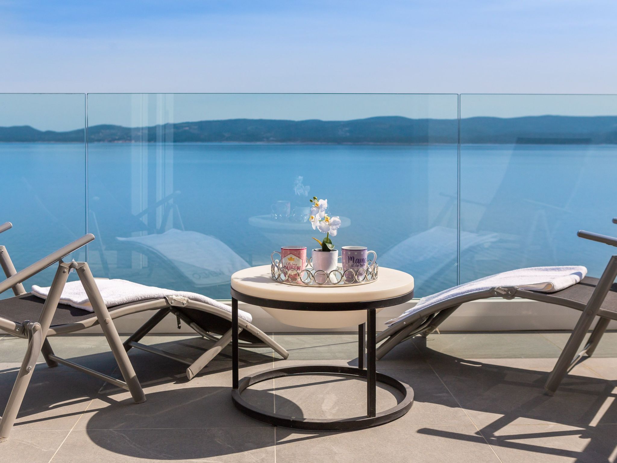 Villa am Strand - Privater beheizter Pool-Dedans