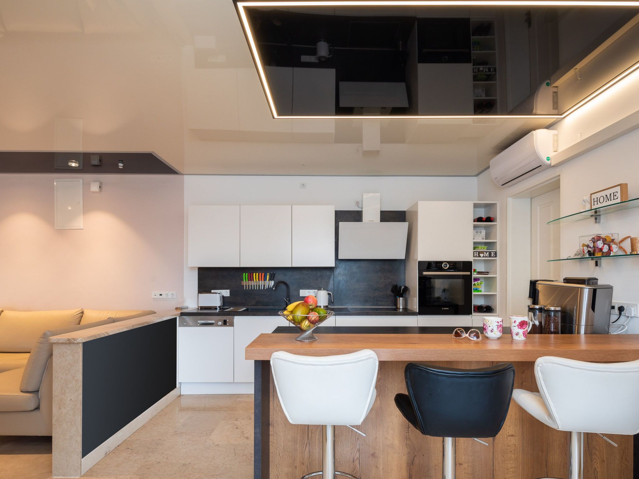 Villa am Strand - Privater beheizter Pool-Dedans