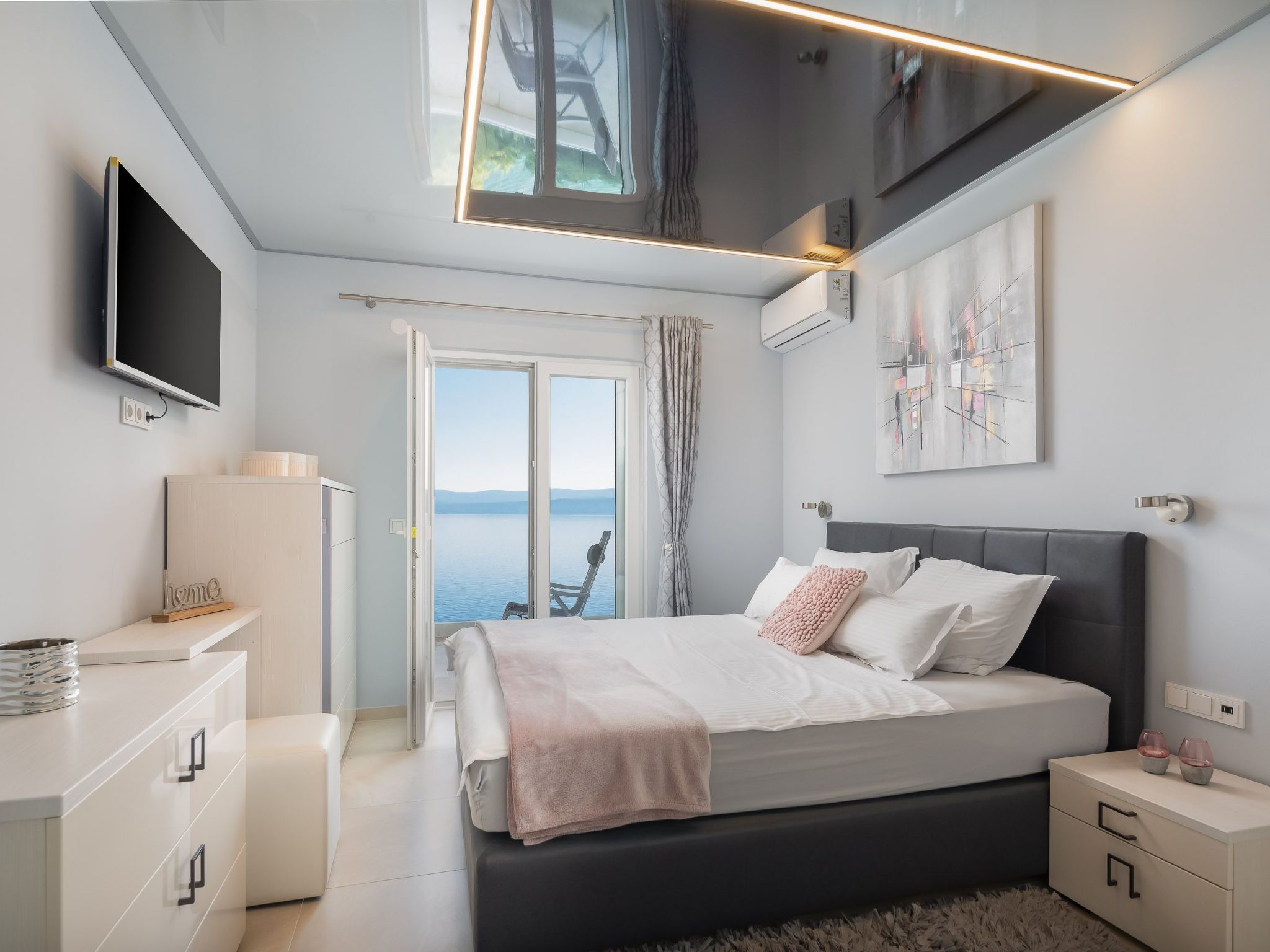 Villa am Strand - Privater beheizter Pool-Dedans