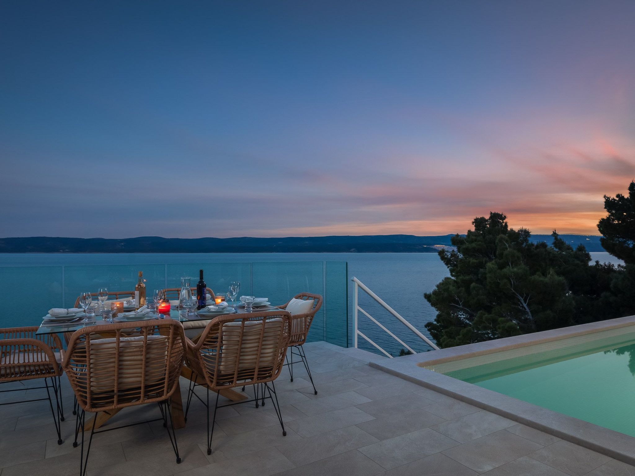 Villa am Strand - Privater beheizter Pool-Dedans