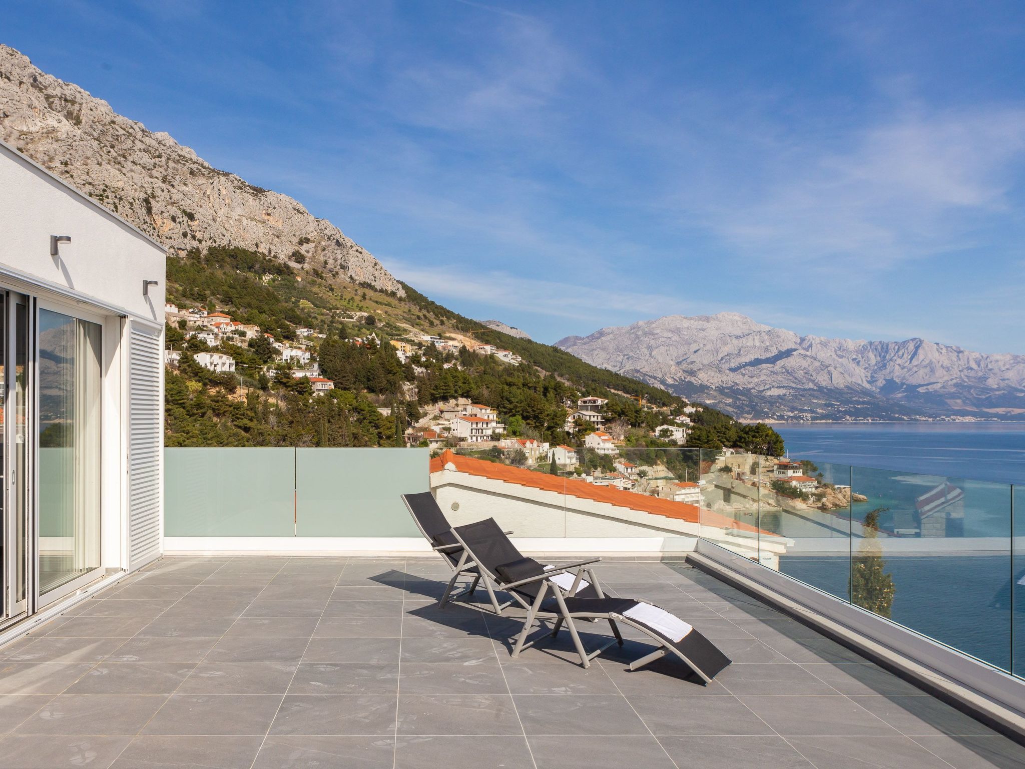 Villa am Strand - Privater beheizter Pool-Dedans