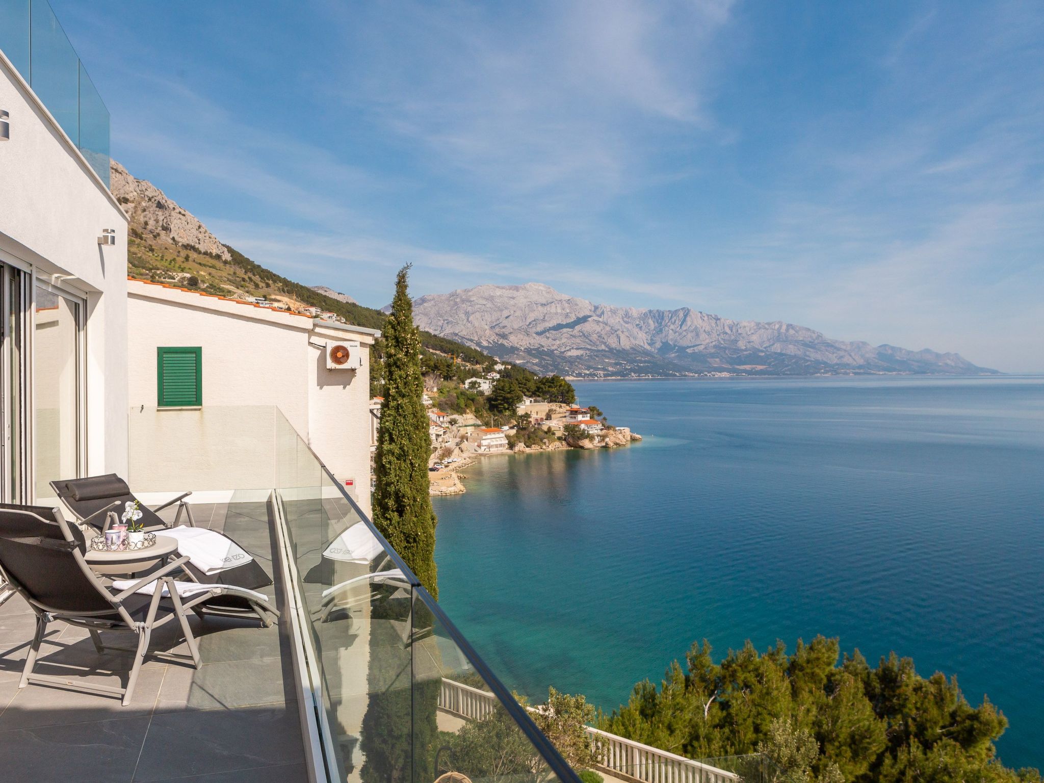 Villa am Strand - Privater beheizter Pool-Dedans