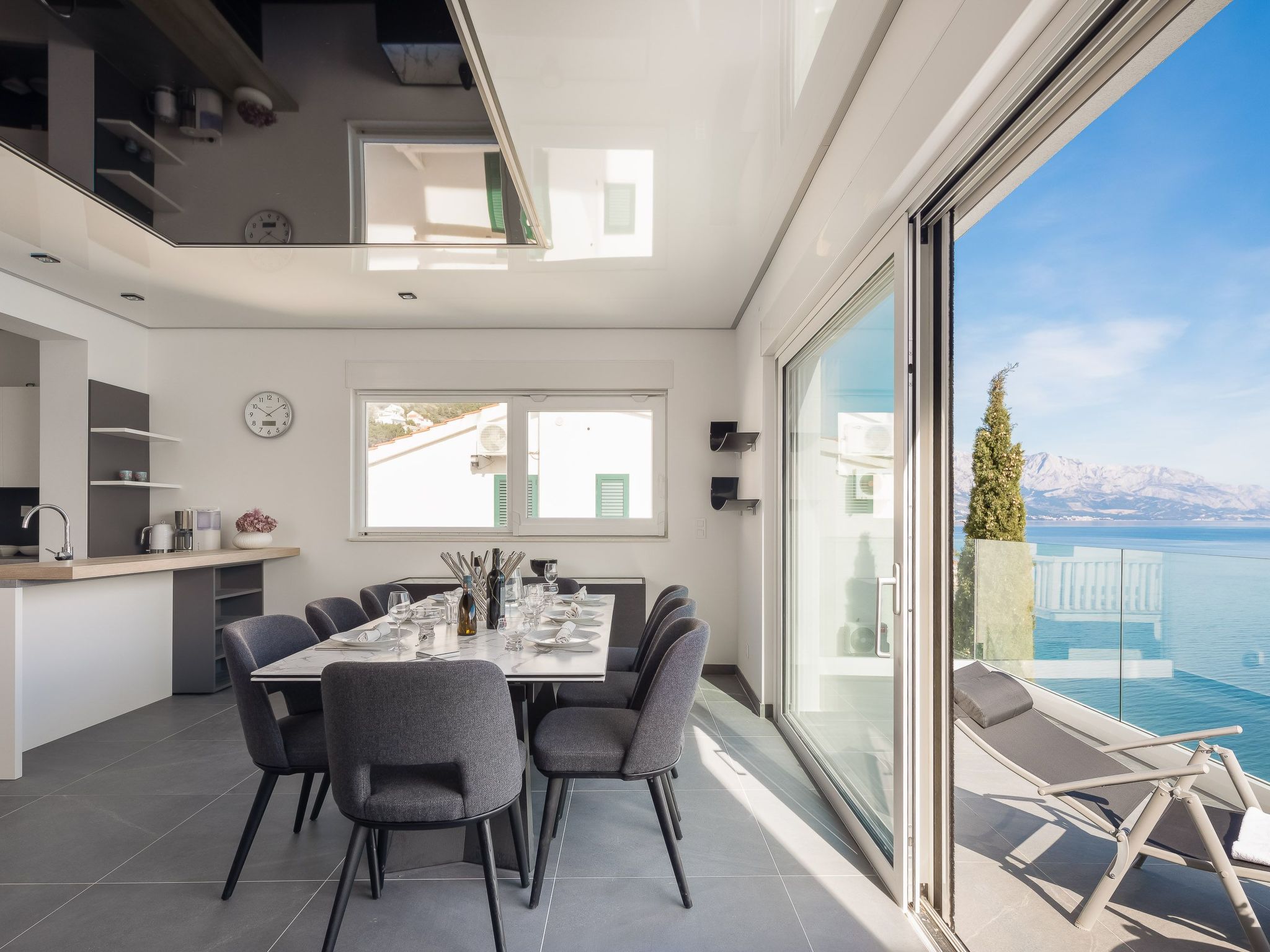 Villa am Strand - Privater beheizter Pool-Dedans