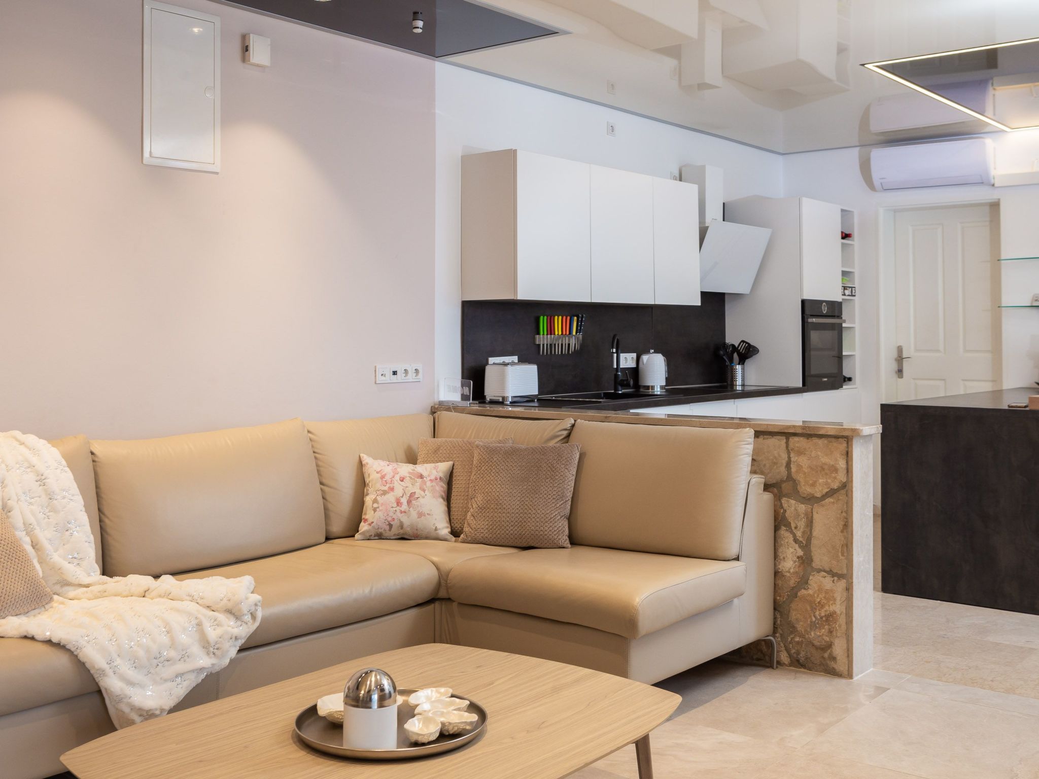 Villa am Strand - Privater beheizter Pool-Dedans