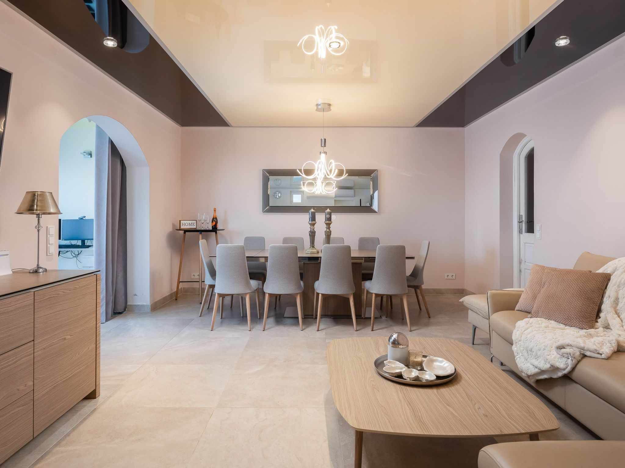 Villa am Strand - Privater beheizter Pool-Dedans