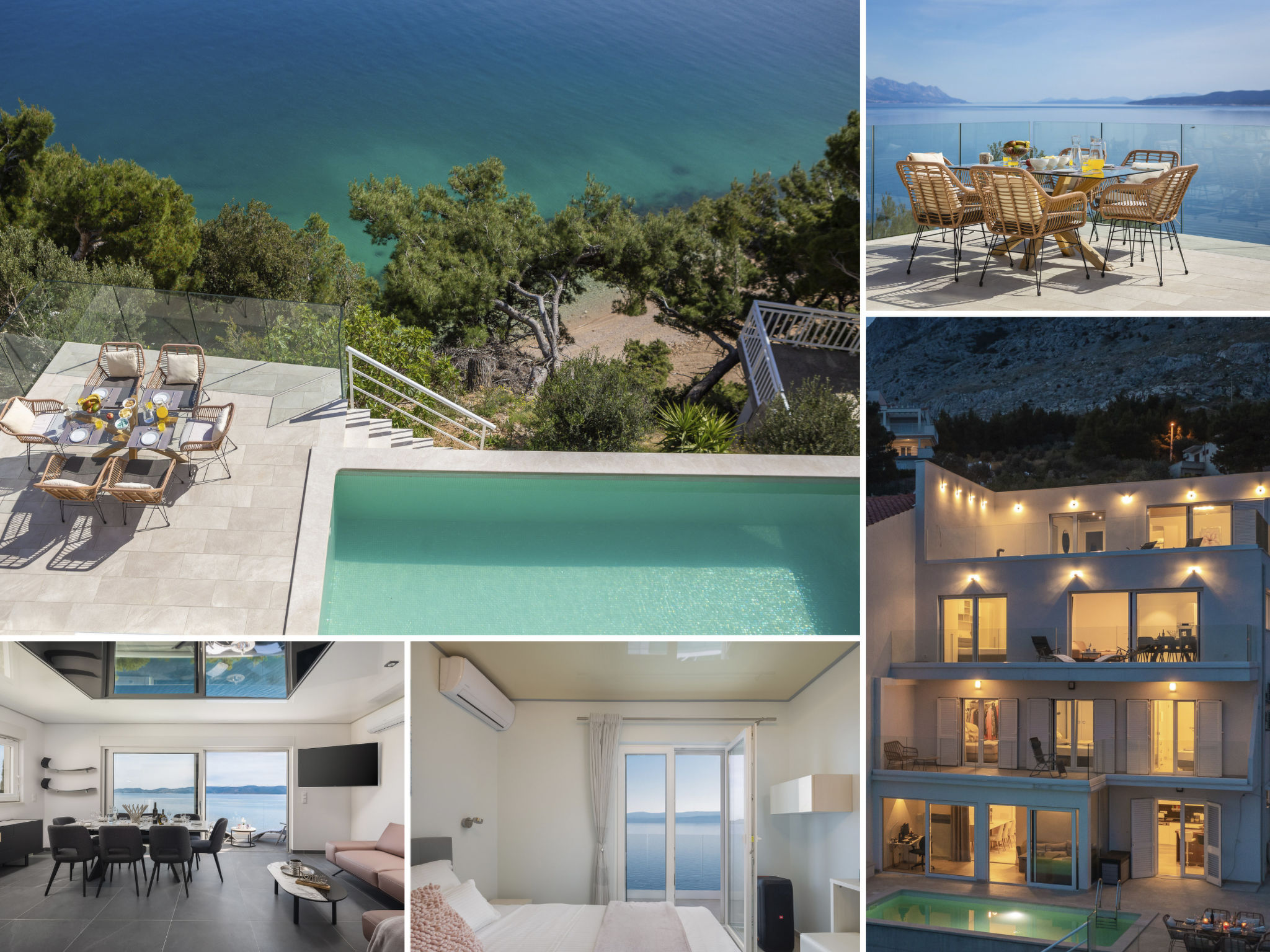 Villa am Strand - Privater beheizter Pool-Dedans