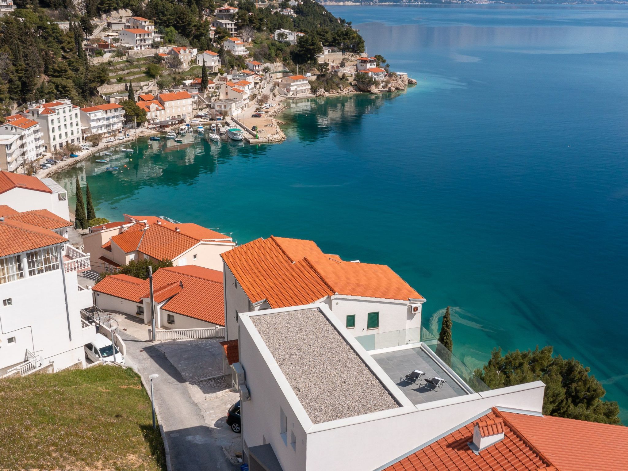 Villa am Strand - Privater beheizter Pool-Dedans