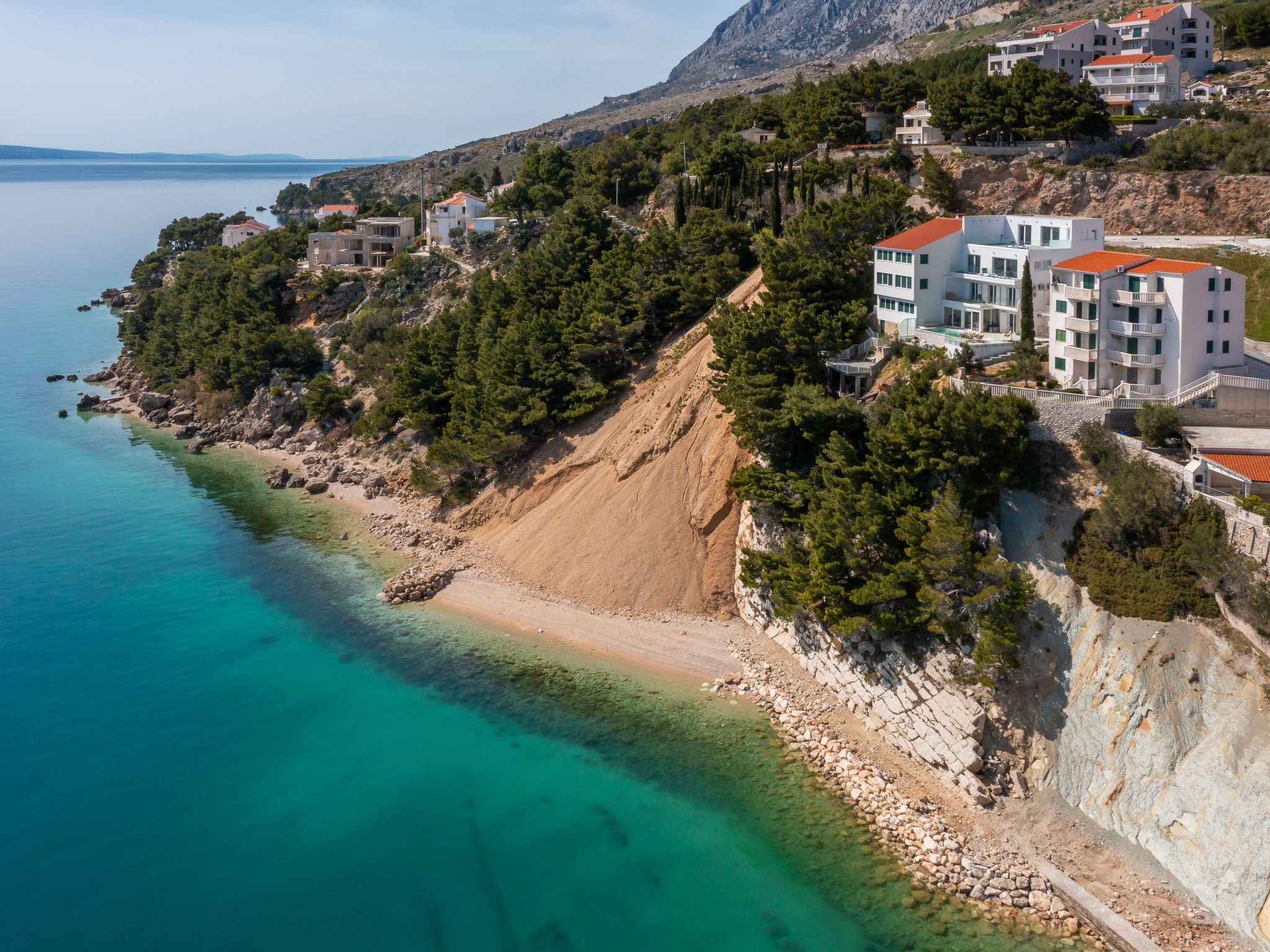 Villa am Strand - Privater beheizter Pool-Dedans