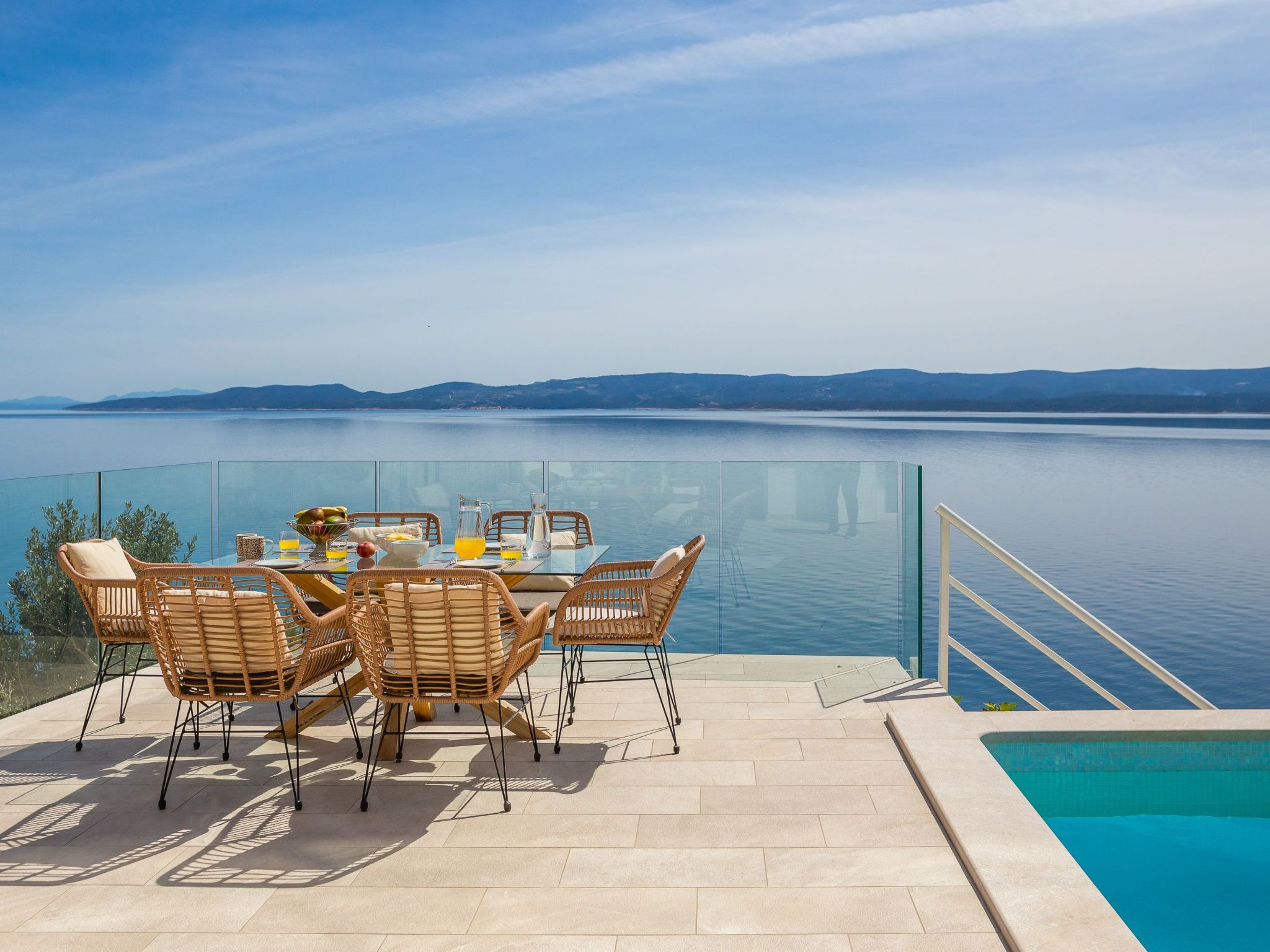 Villa am Strand - Privater beheizter Pool-Dedans