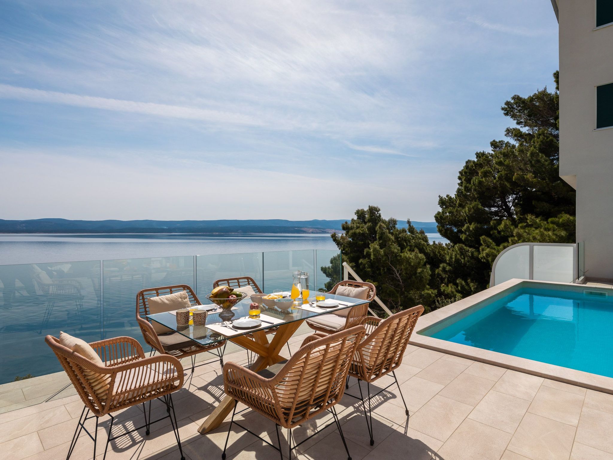 Villa am Strand - Privater beheizter Pool-Dedans