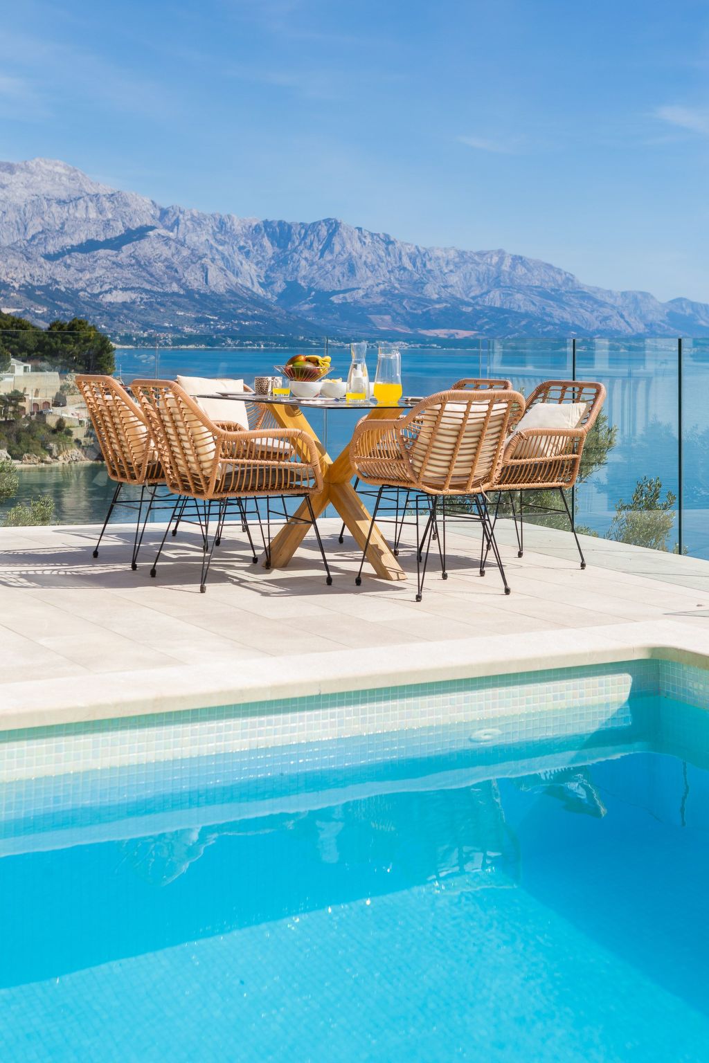 Villa am Strand - Privater beheizter Pool-Dedans