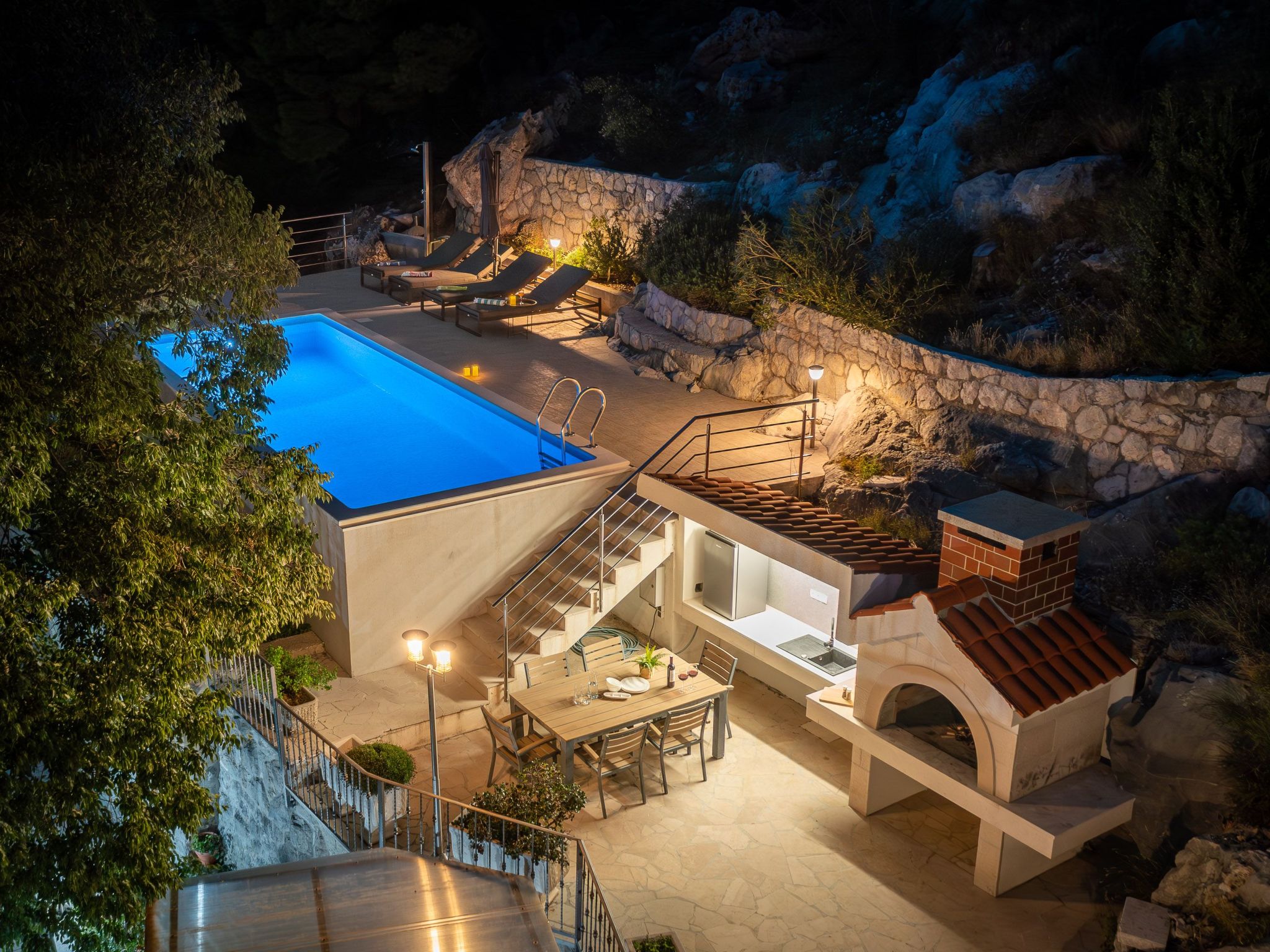 Villa Sandra - Privater Pool-Binnen