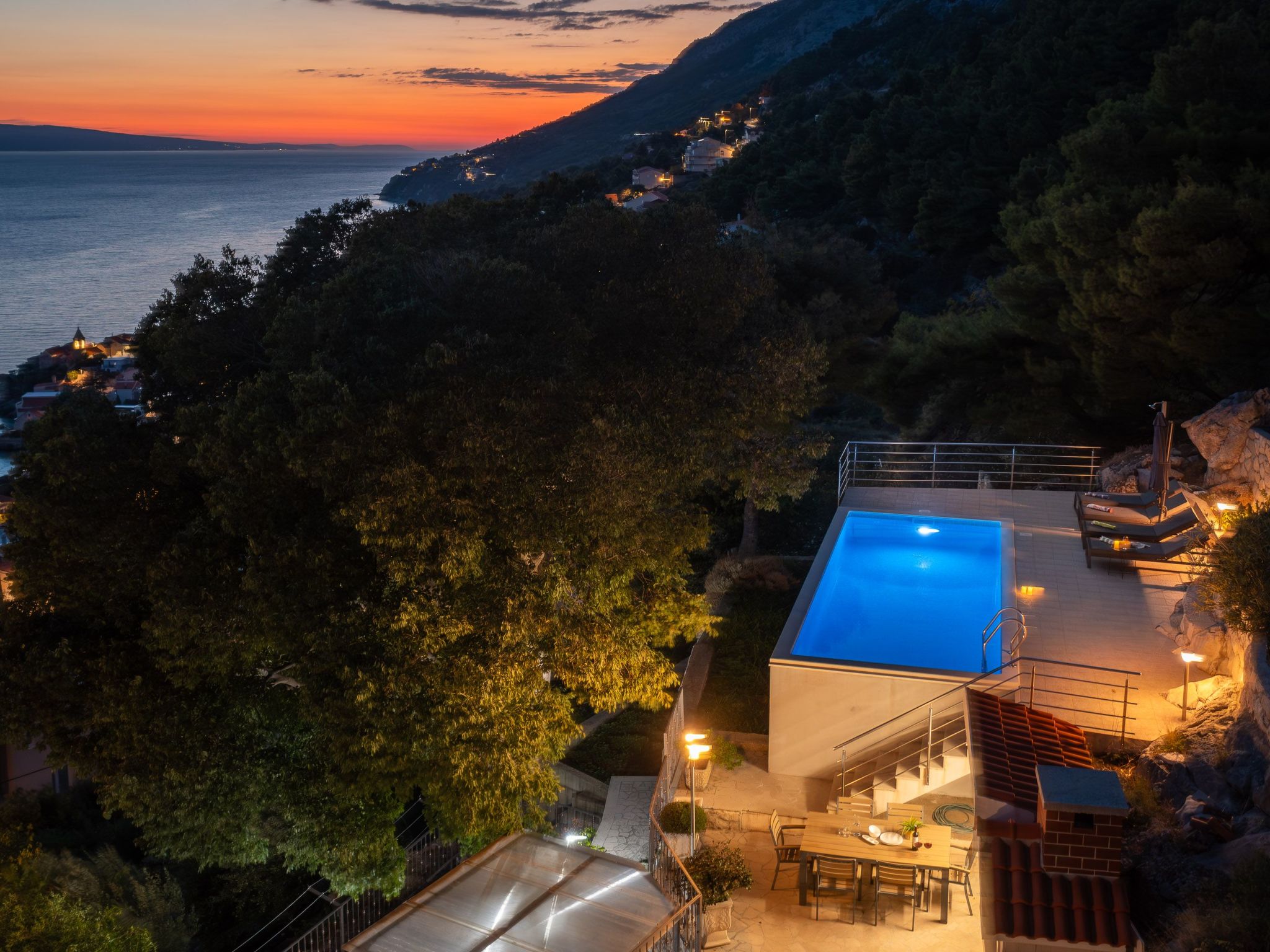 Villa Sandra - Privater Pool-Binnen