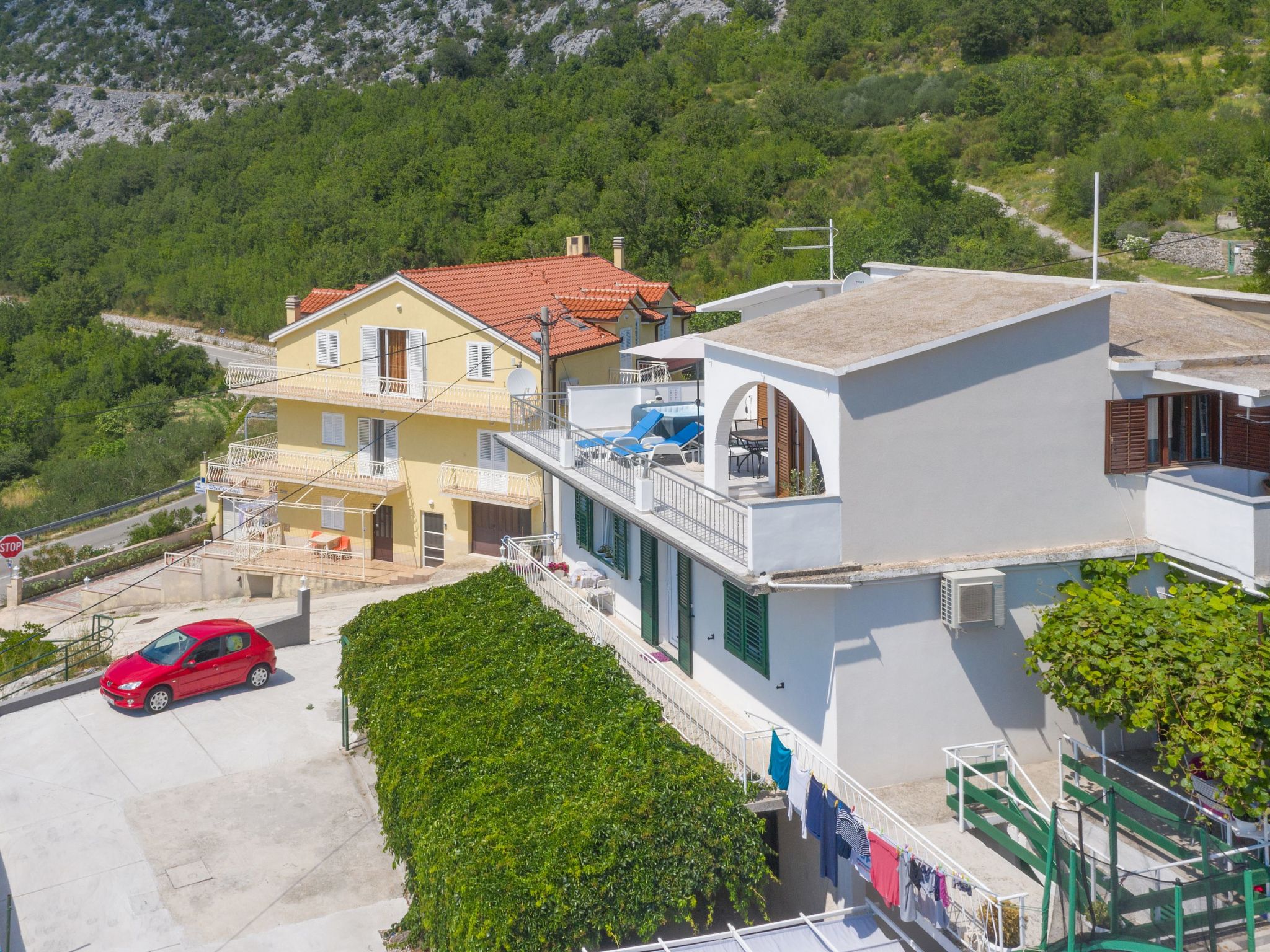 In Gornja Brela mit Sonnenterrasse und Panoramablick-Image-tags.info