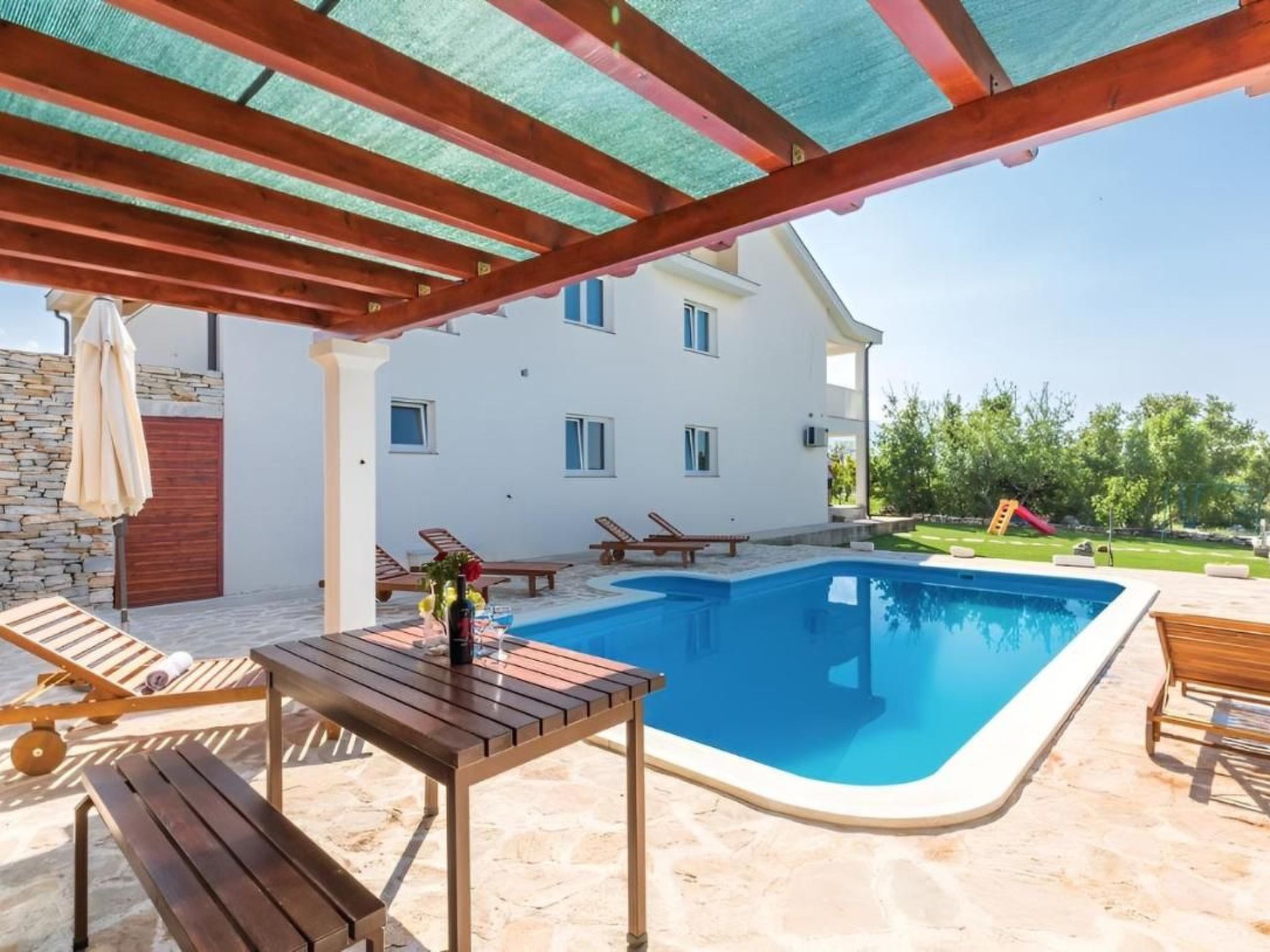 Villa Ivy mit perfekter Privatsphäre, Pool, Sauna-Dedans