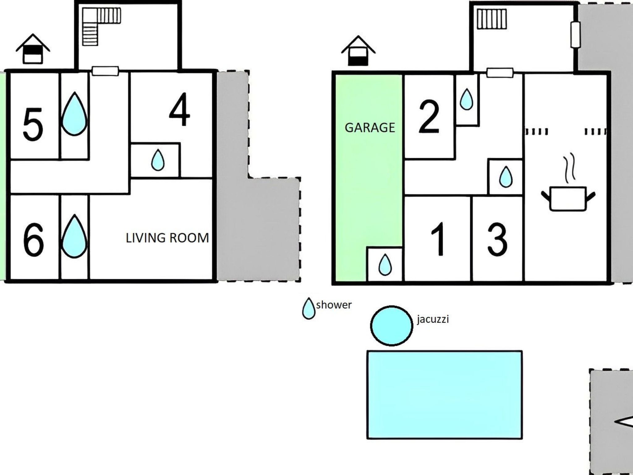 Villa Ivy mit perfekter Privatsphäre, Pool, Sauna-Dedans