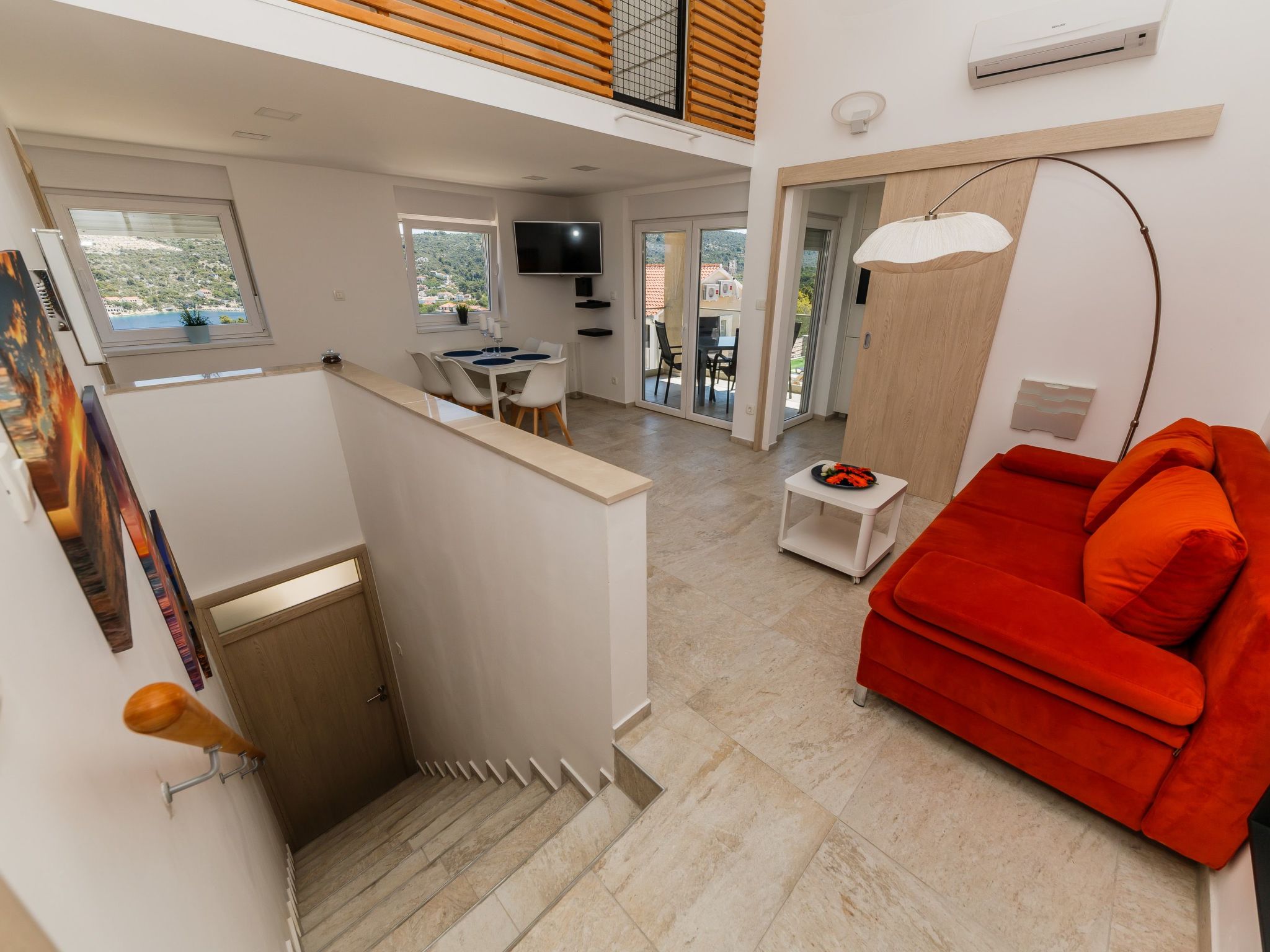Appartement in Drvenik Veli mit Gemeinsamer Terrasse und Meerblick - Image-tags.info