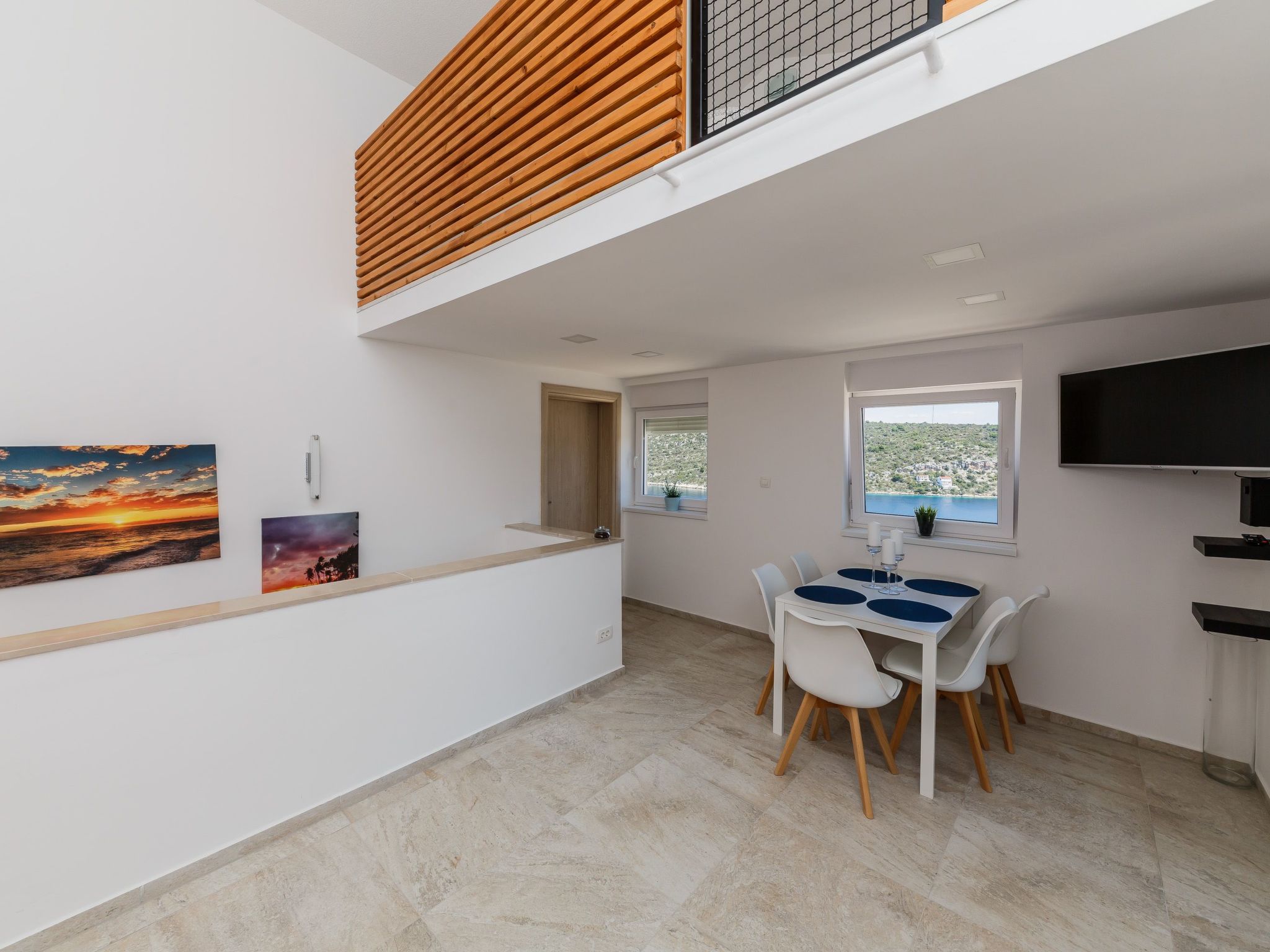 Appartement in Drvenik Veli mit Gemeinsamer Terrasse und Meerblick - Image-tags.info