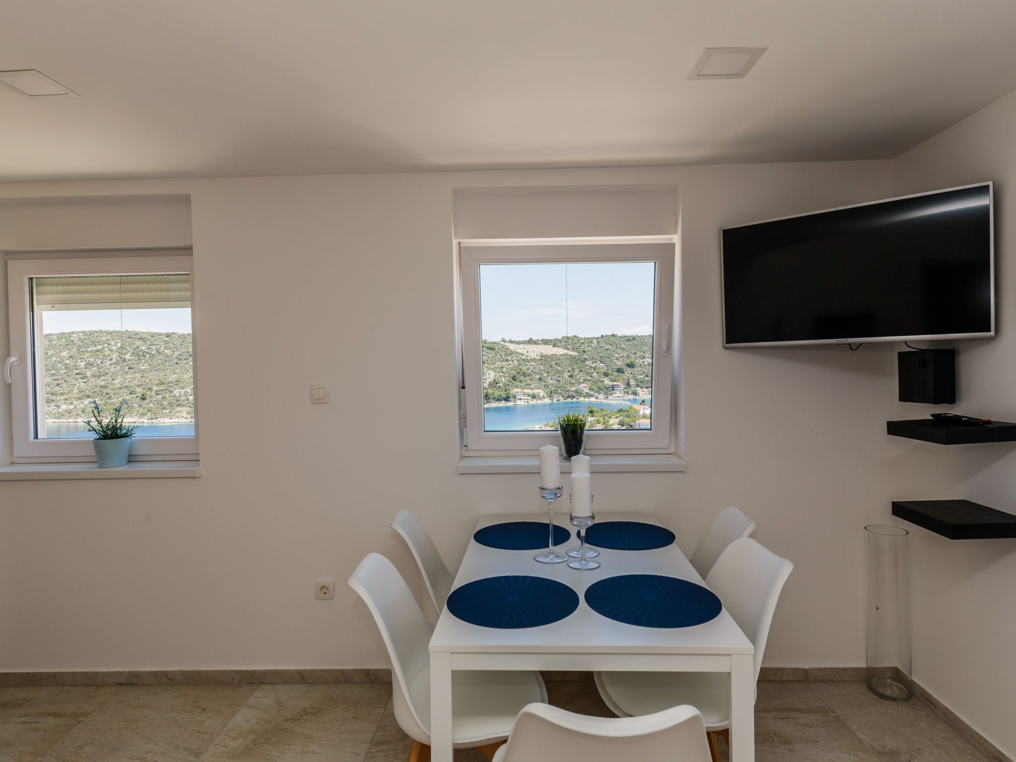 Appartement in Drvenik Veli mit Gemeinsamer Terrasse und Meerblick - Image-tags.info