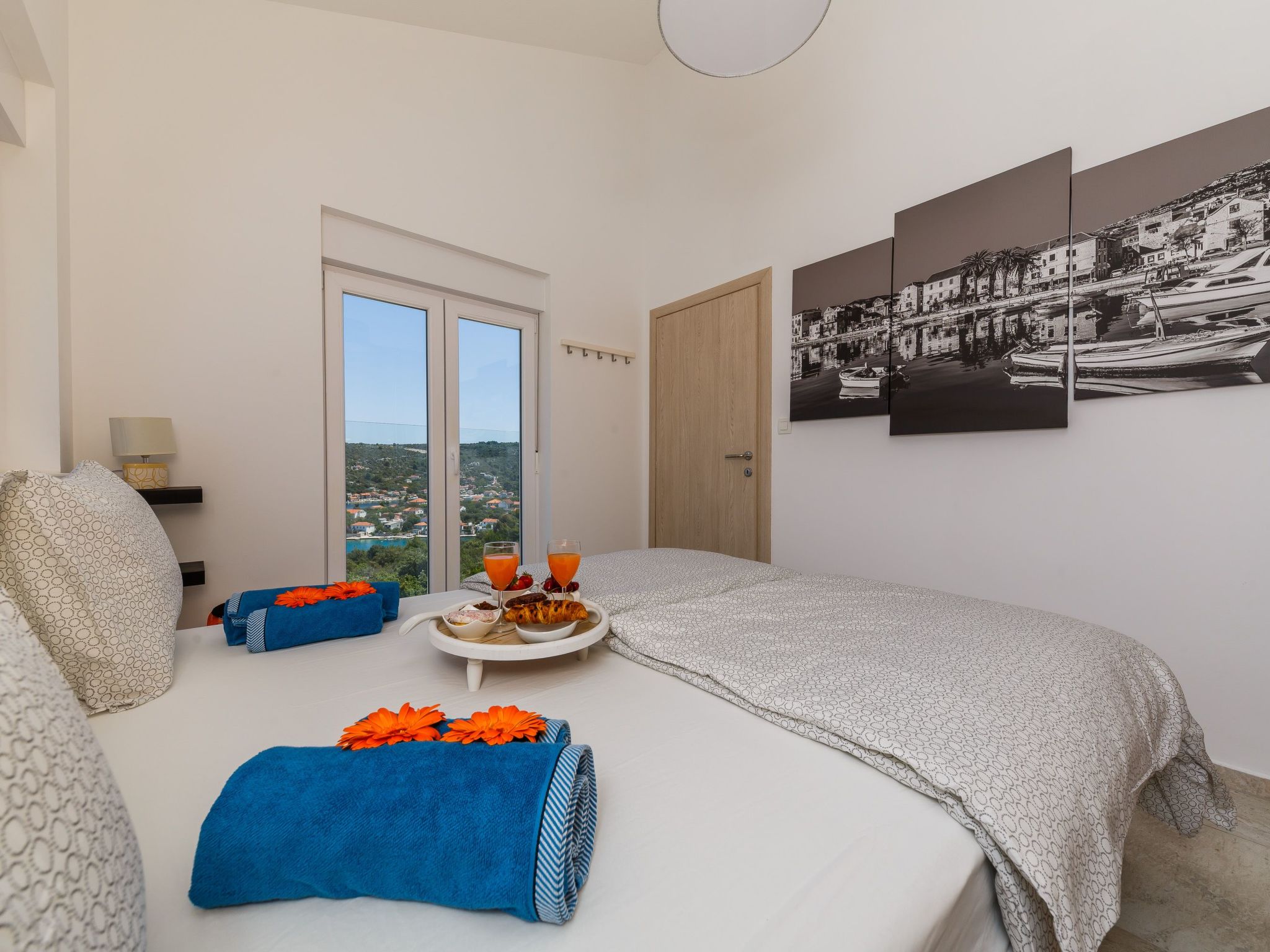 Appartement in Drvenik Veli mit Gemeinsamer Terrasse und Meerblick - Image-tags.info