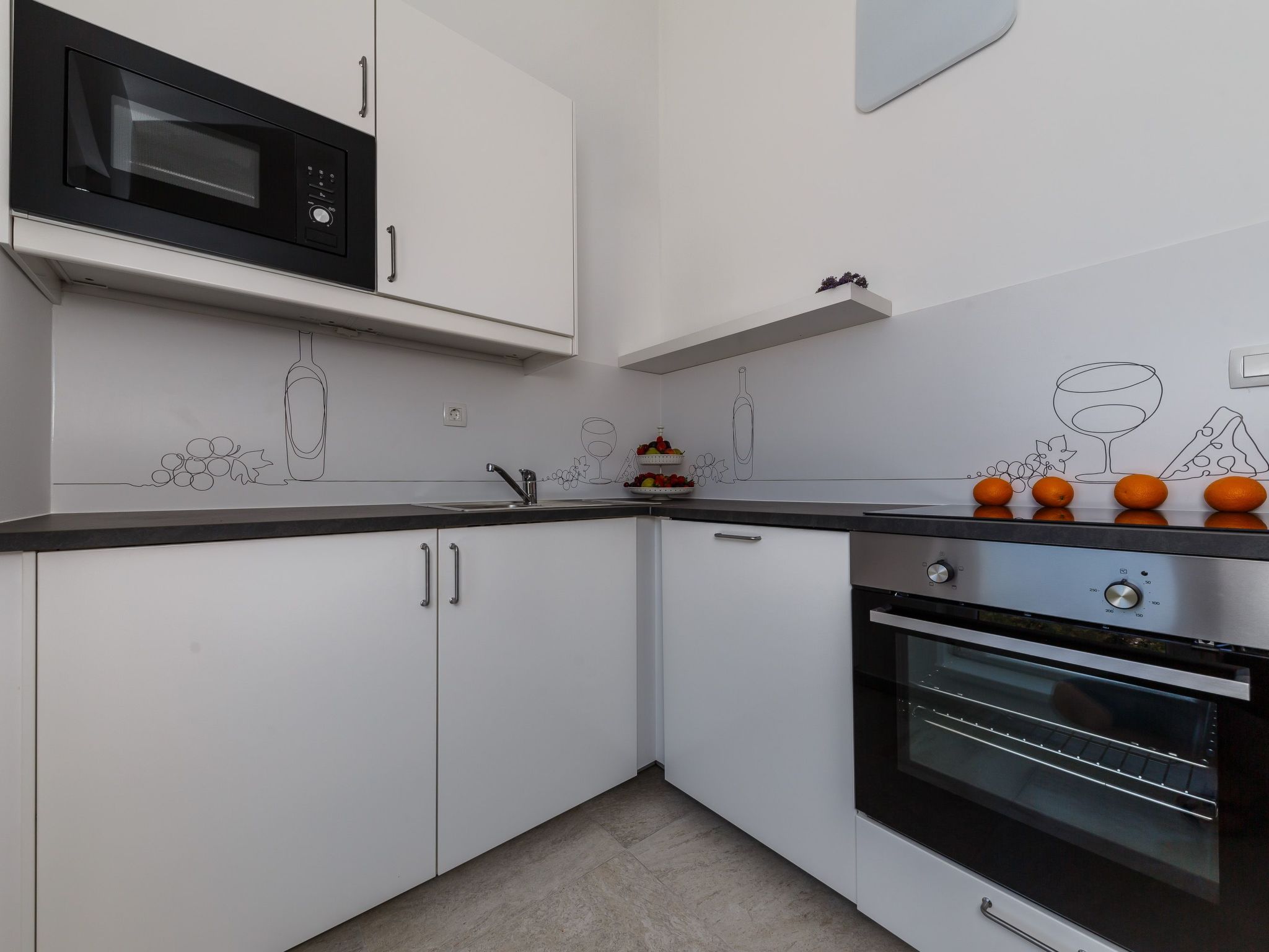Appartement in Drvenik Veli mit Gemeinsamer Terrasse und Meerblick - Image-tags.info