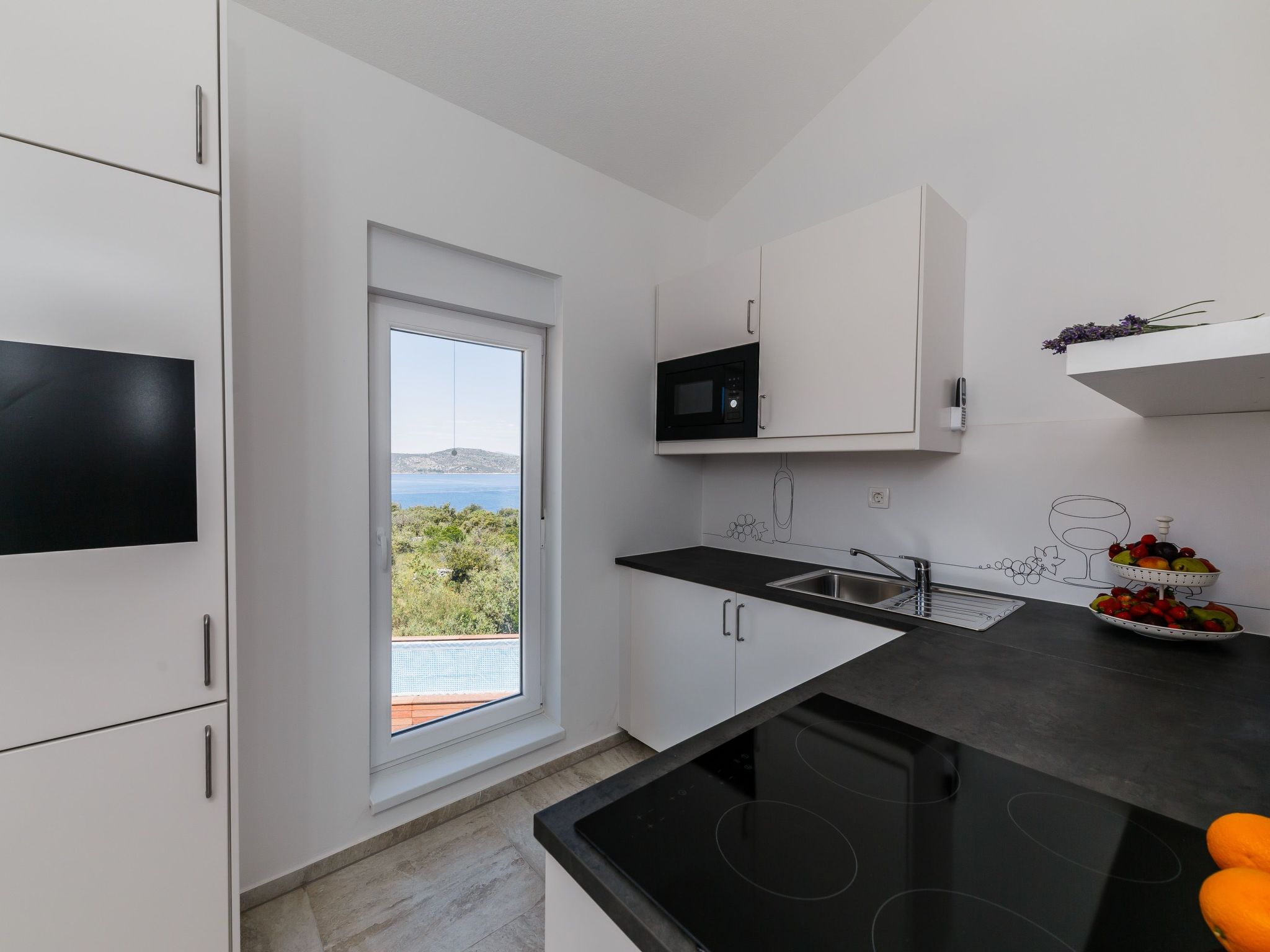 Appartement in Drvenik Veli mit Gemeinsamer Terrasse und Meerblick - Image-tags.info
