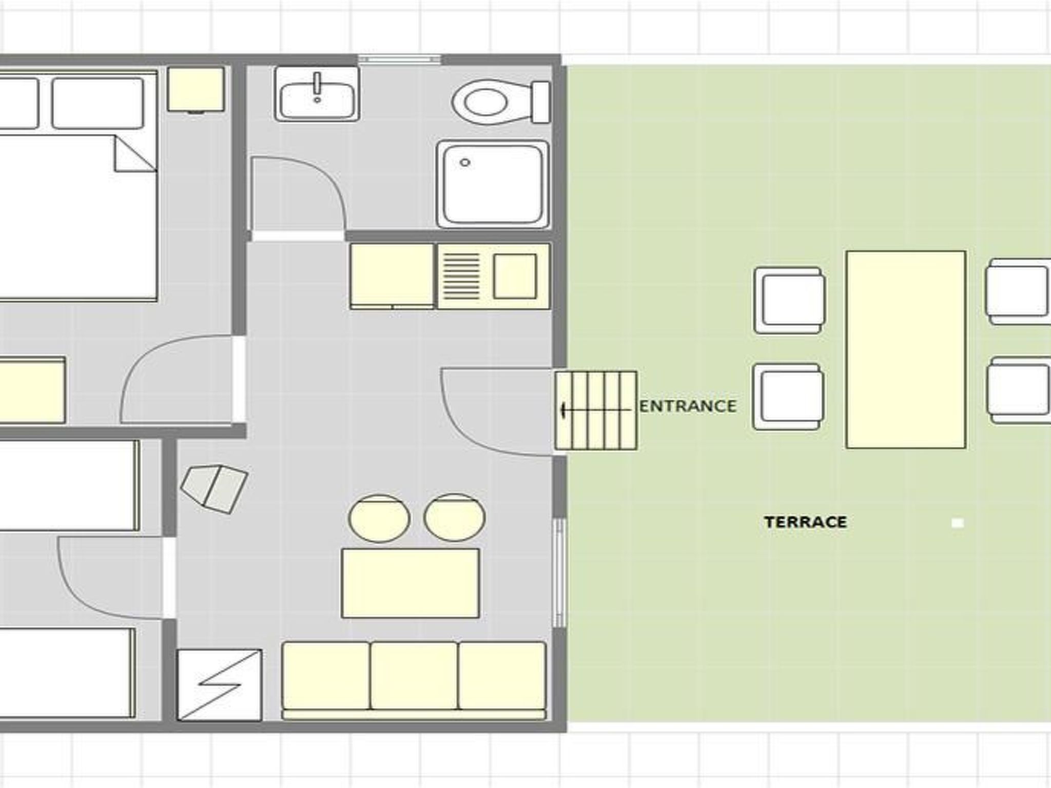 In Maslinica mit Großer Terrasse-Drinnen