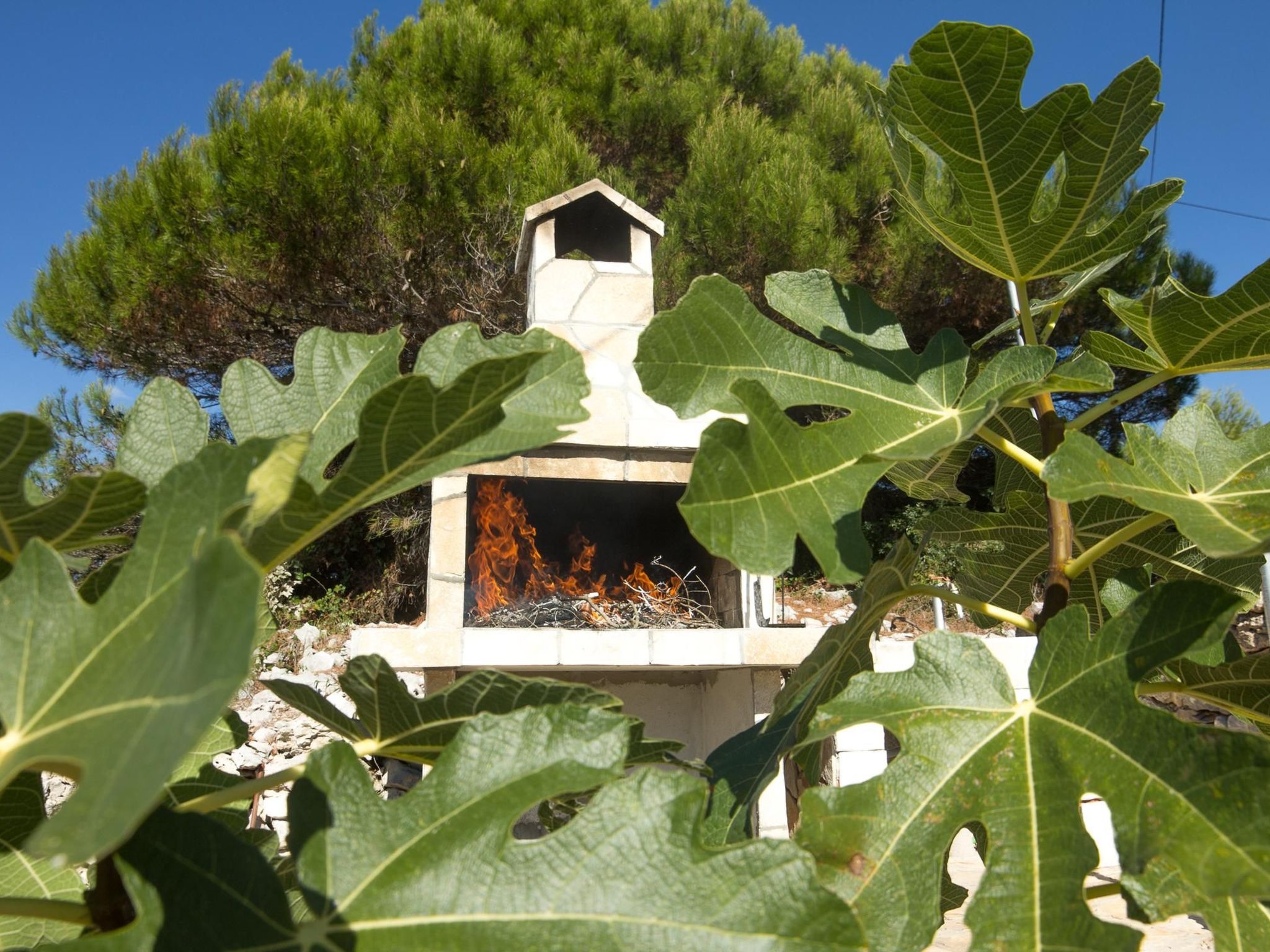 In Maslinica mit Großer Terrasse-Drinnen