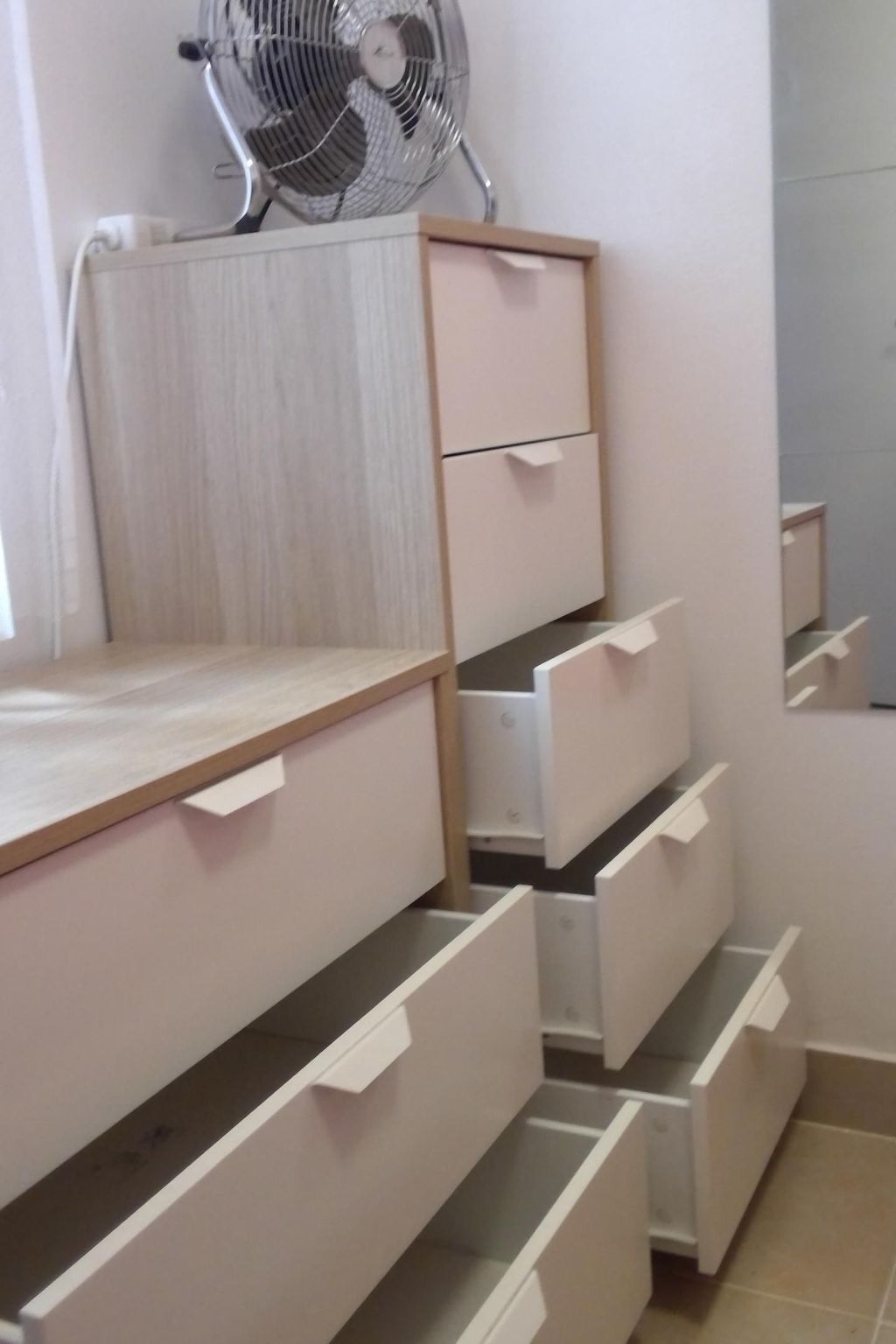 Apartment Bella mit Balkon und Terrasse in Necujam-Drinnen