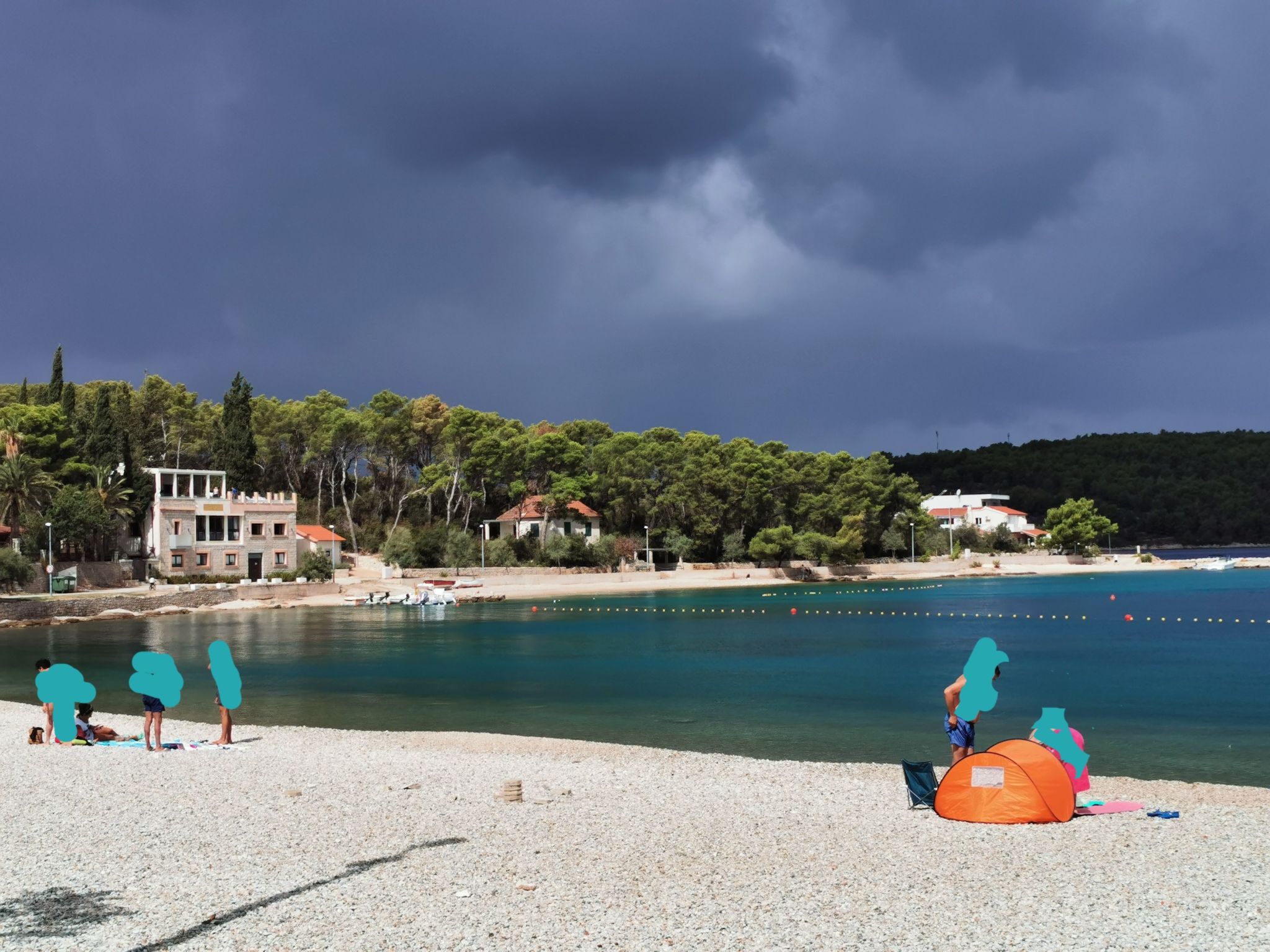 Apartment Bella mit Balkon und Terrasse in Necujam-Drinnen