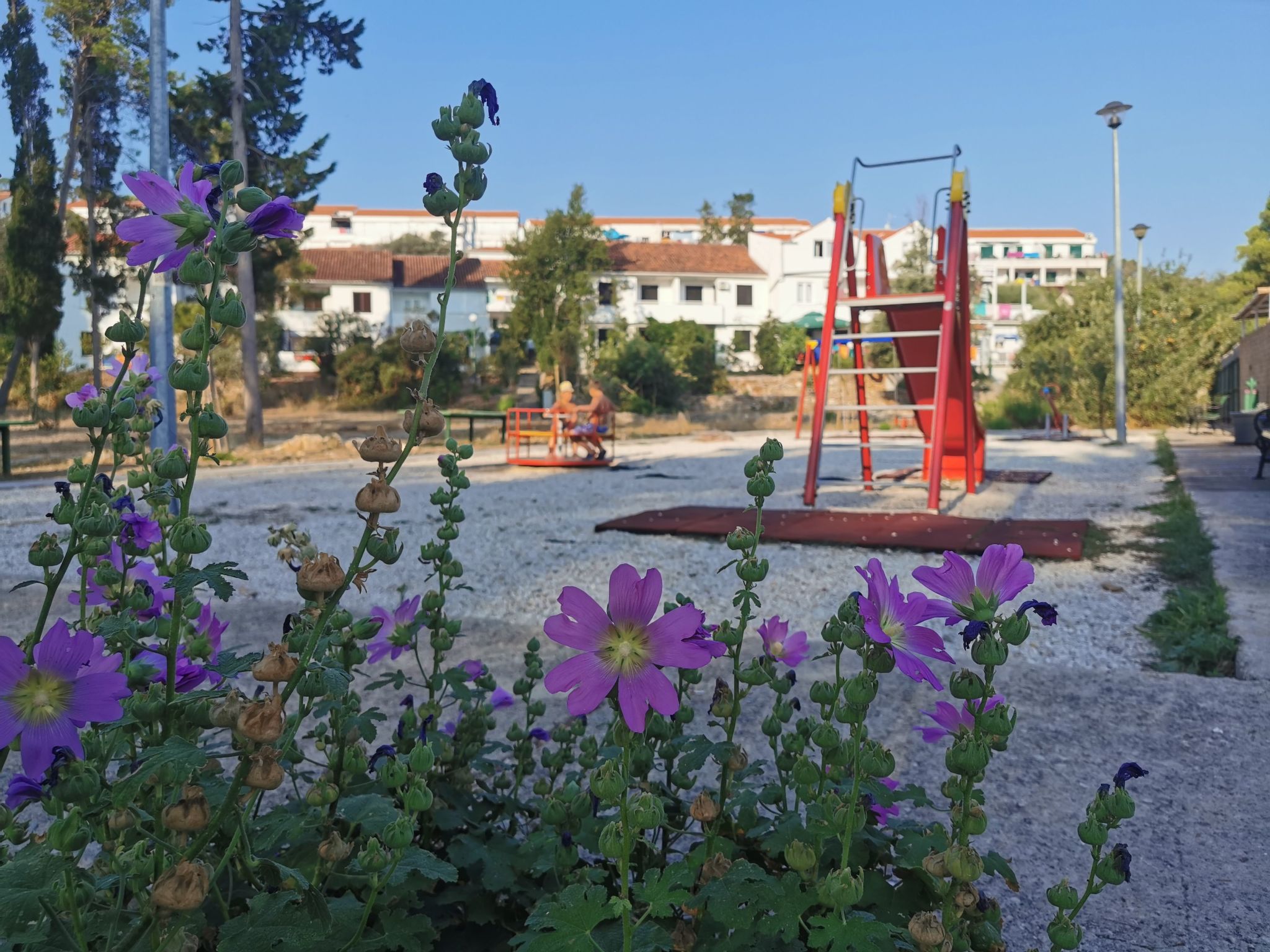 Apartment Bella mit Balkon und Terrasse in Necujam-Drinnen
