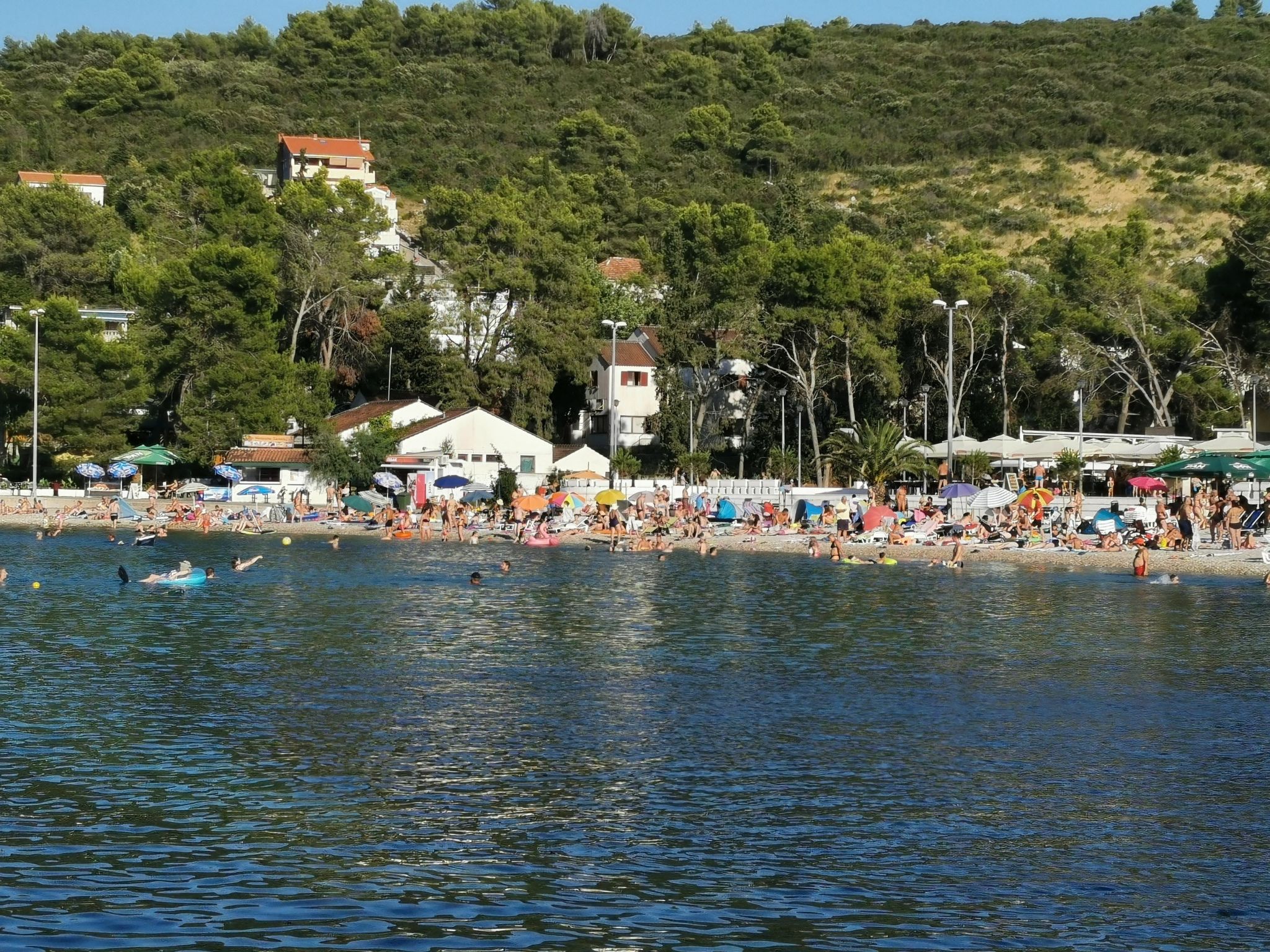 Apartment Bella mit Balkon und Terrasse in Necujam-Drinnen