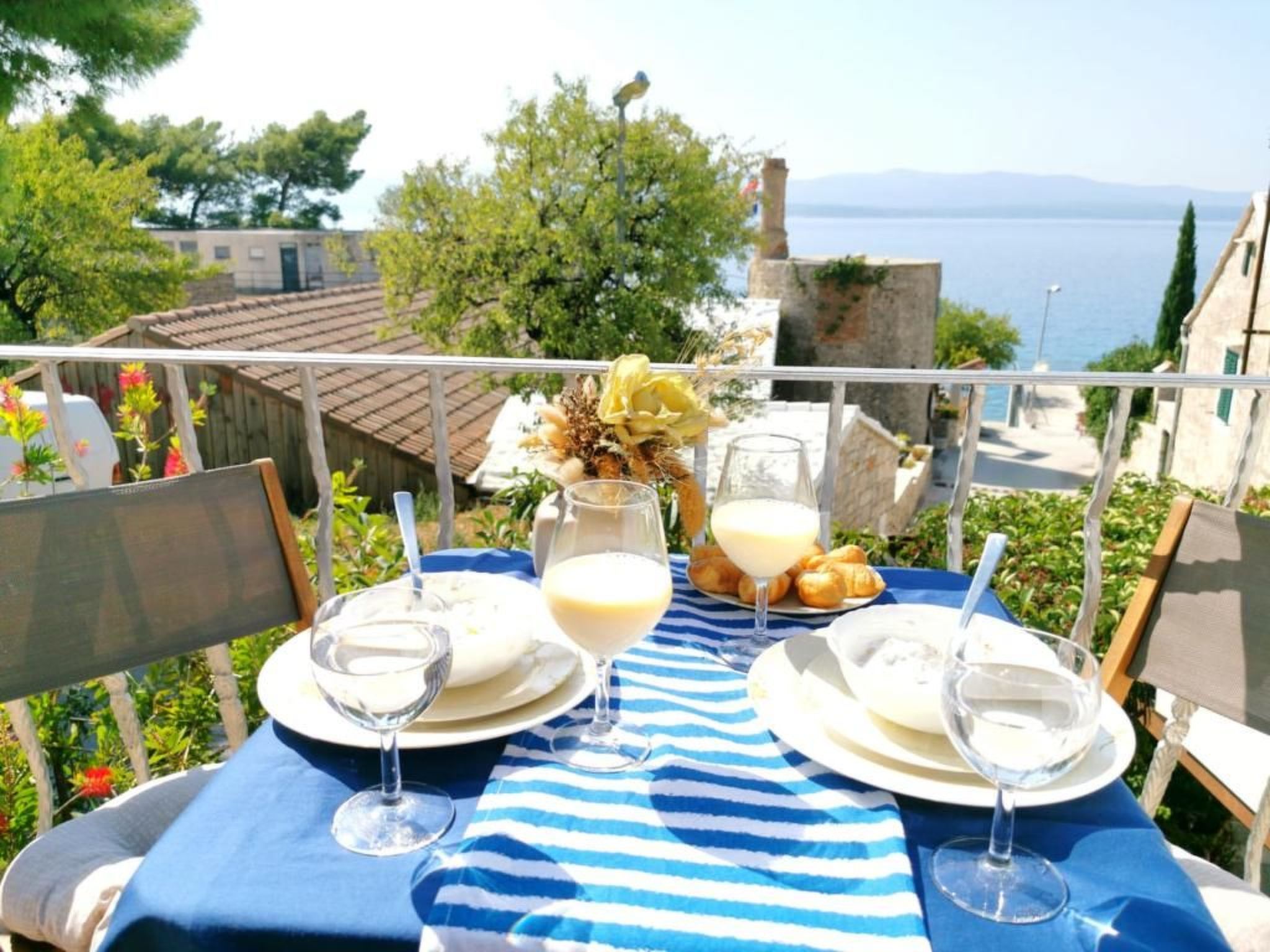 Für 3 Personen  + 1 Kind ca. 55 m&sup2; in Bol, Adriaküste Kroatien (Kroatische