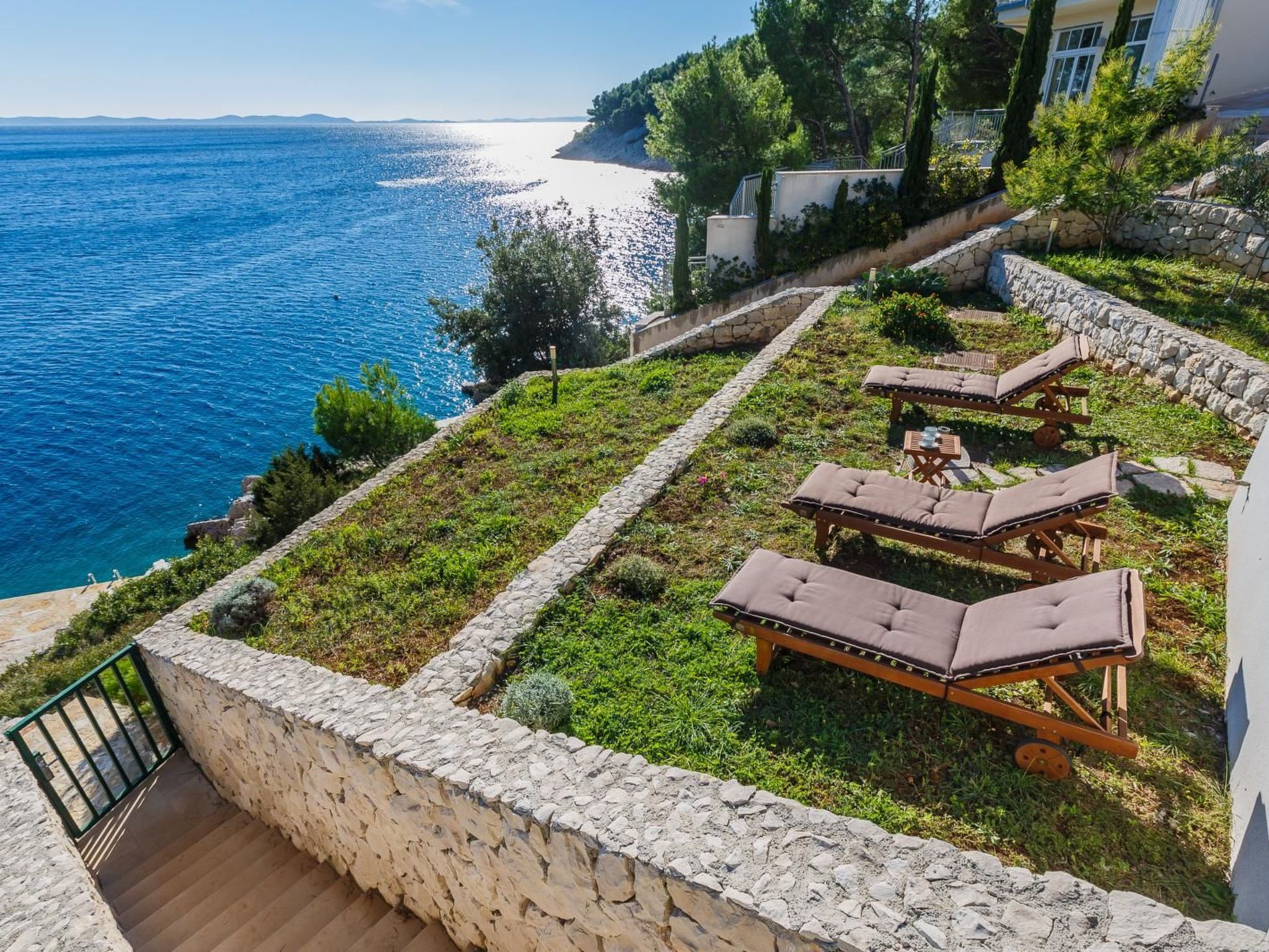 Ferienvilla "Osibova" mit Blick auf das Wasser-Drinnen
