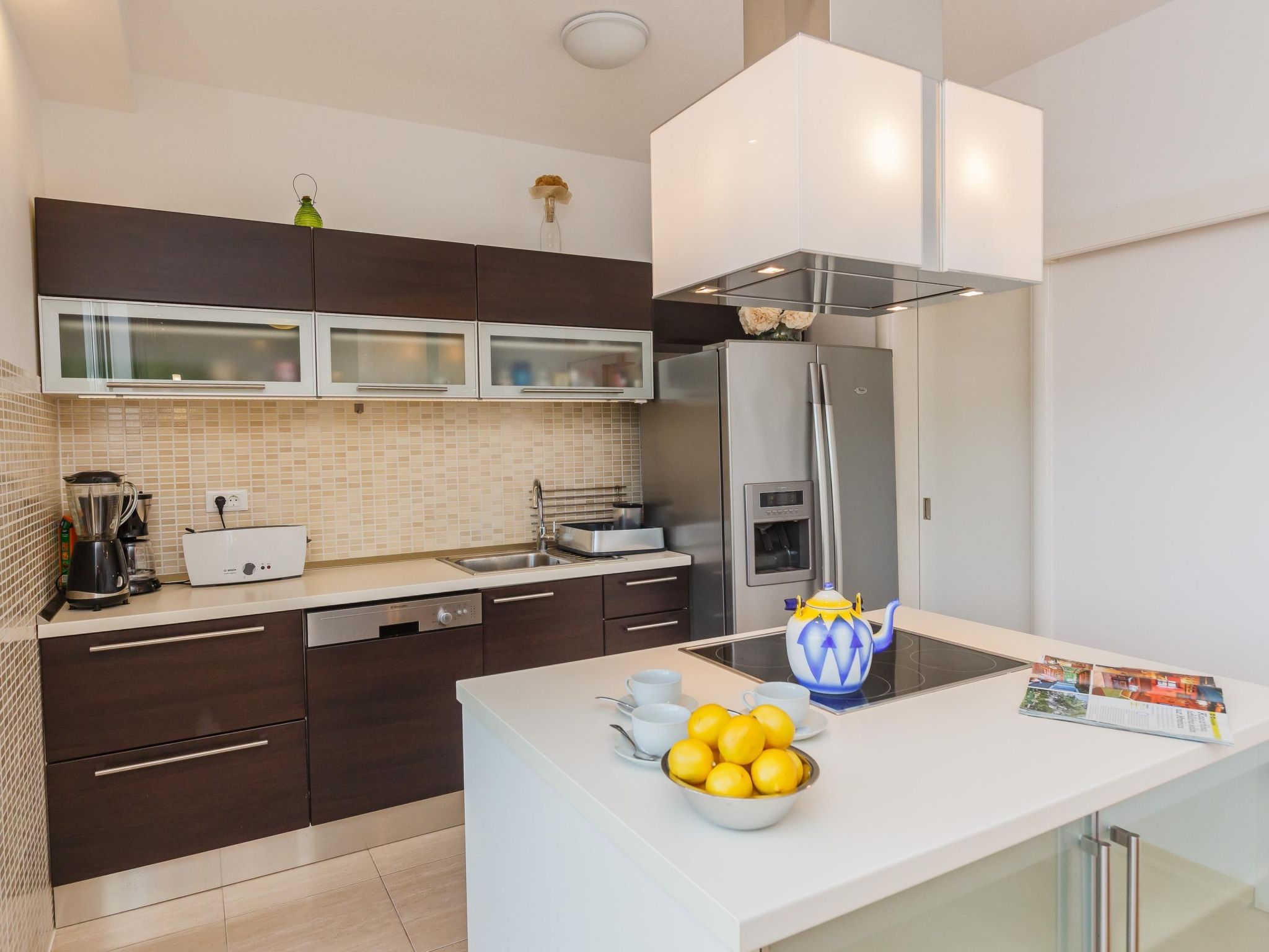 Ferienvilla "Osibova" mit Blick auf das Wasser