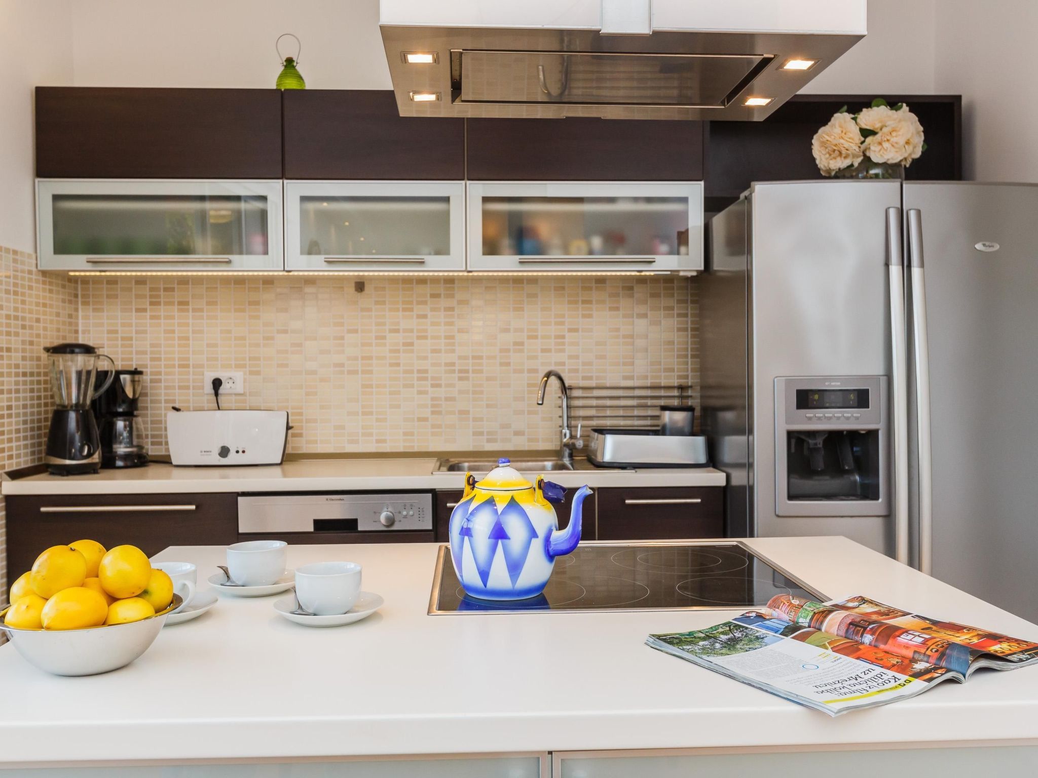 Ferienvilla "Osibova" mit Blick auf das Wasser